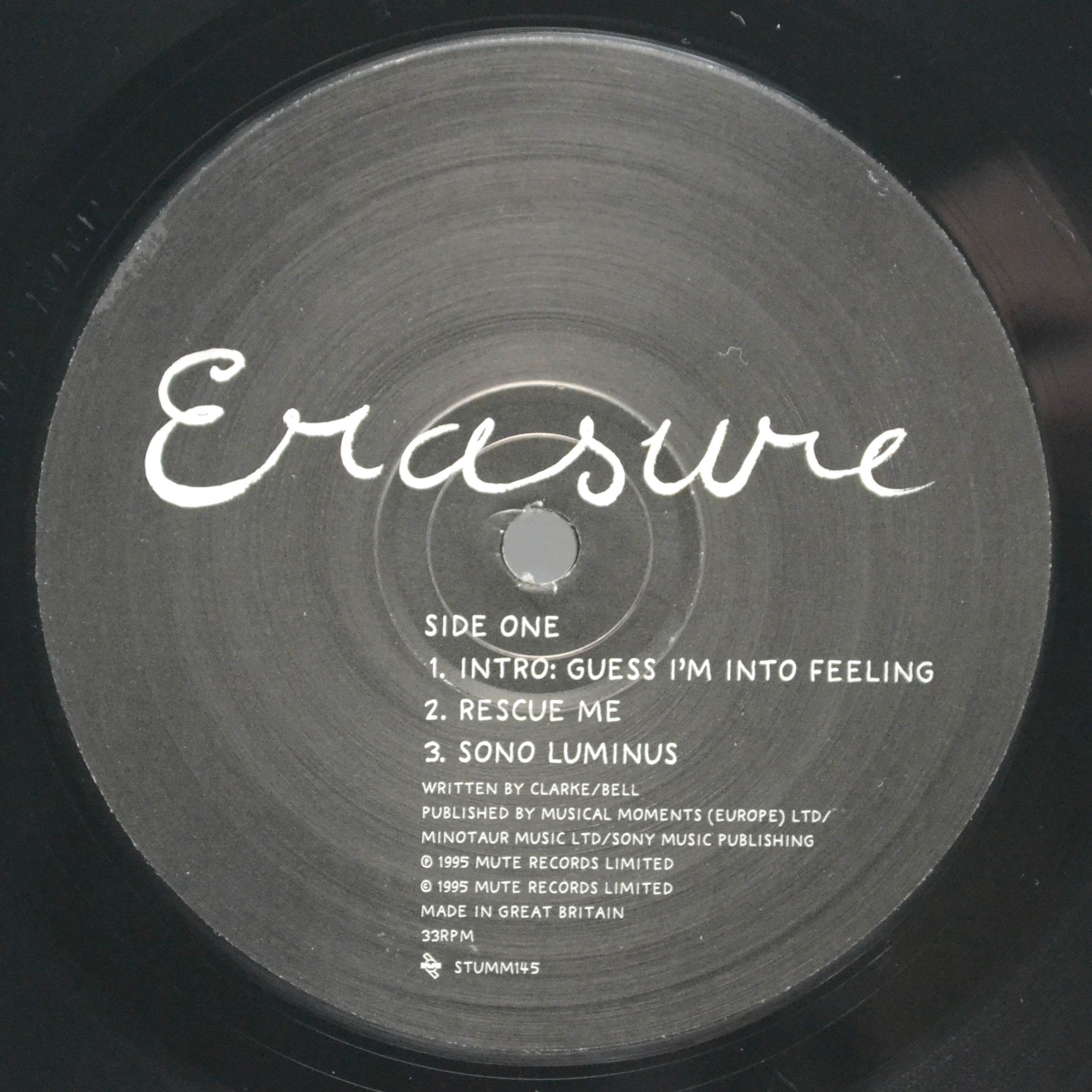 Erasure — Erasure (2LP, UK), 1995