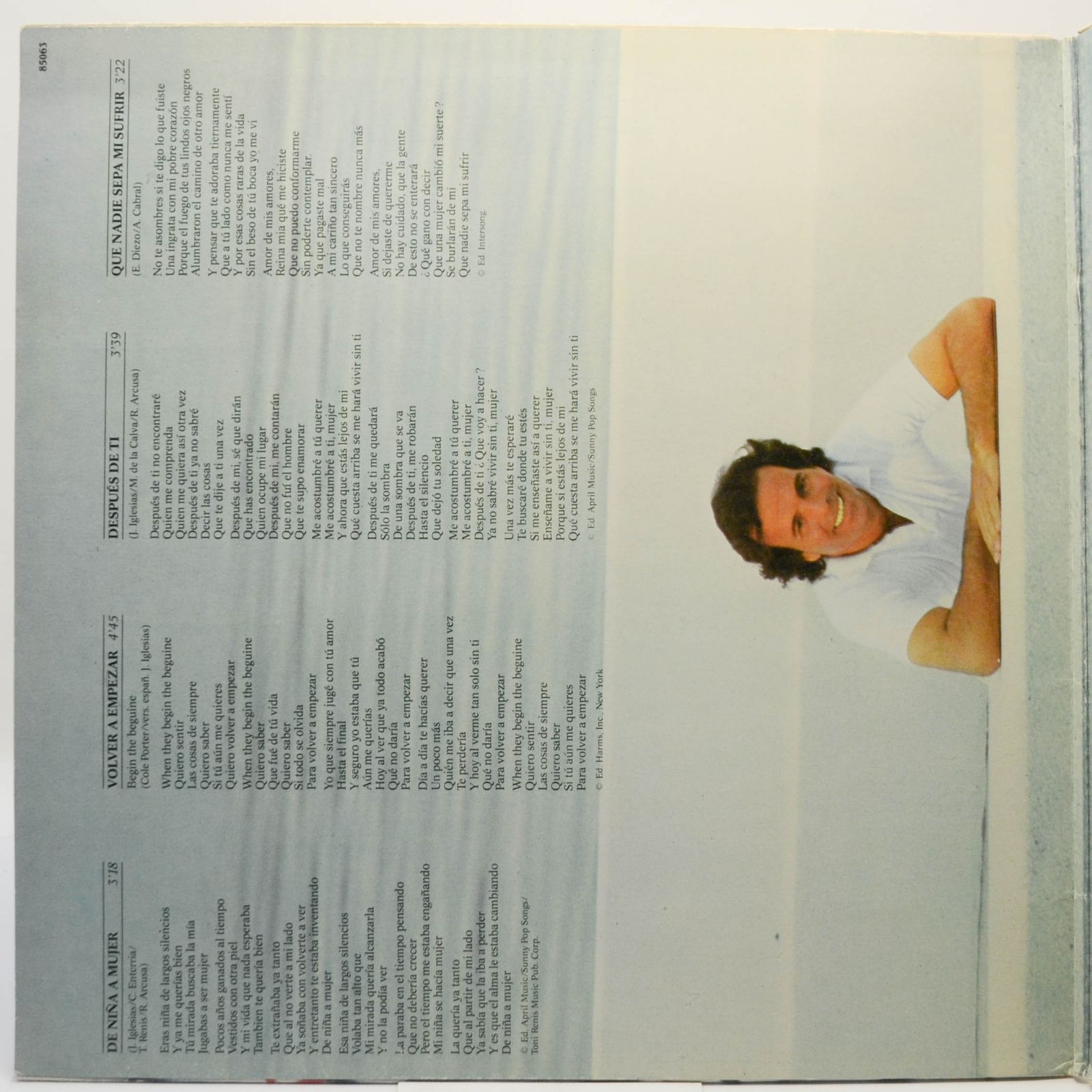 Julio Iglesias — De Niña A Mujer, 1981