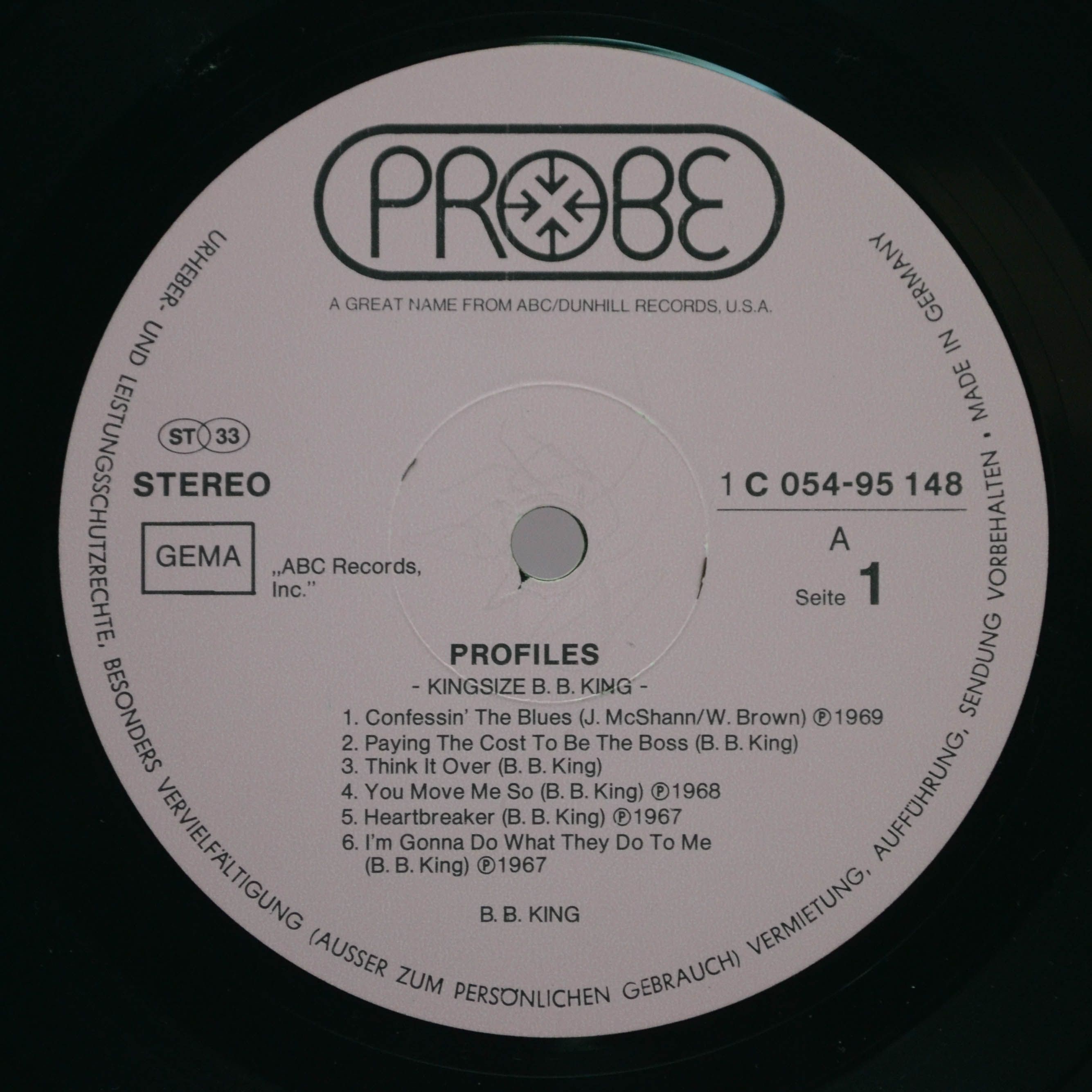 B.B. King — Kingsize, 1975