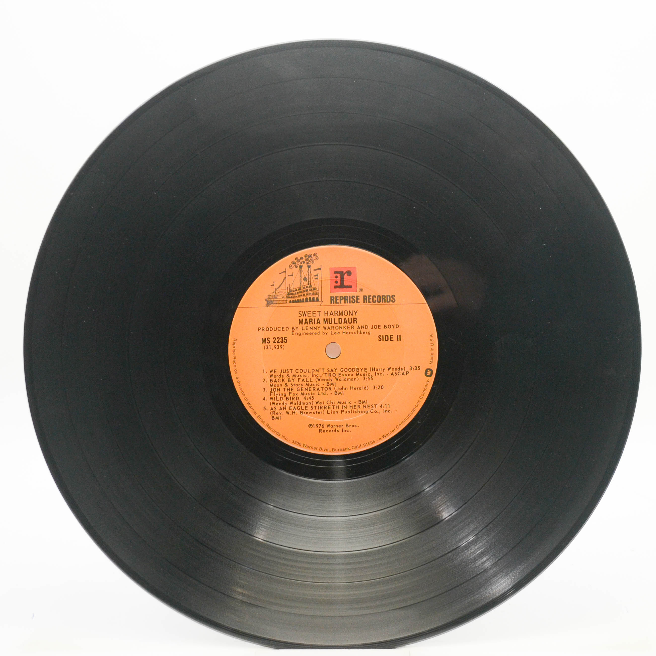 Maria Muldaur — Sweet Harmony (1-st, USA), 1976