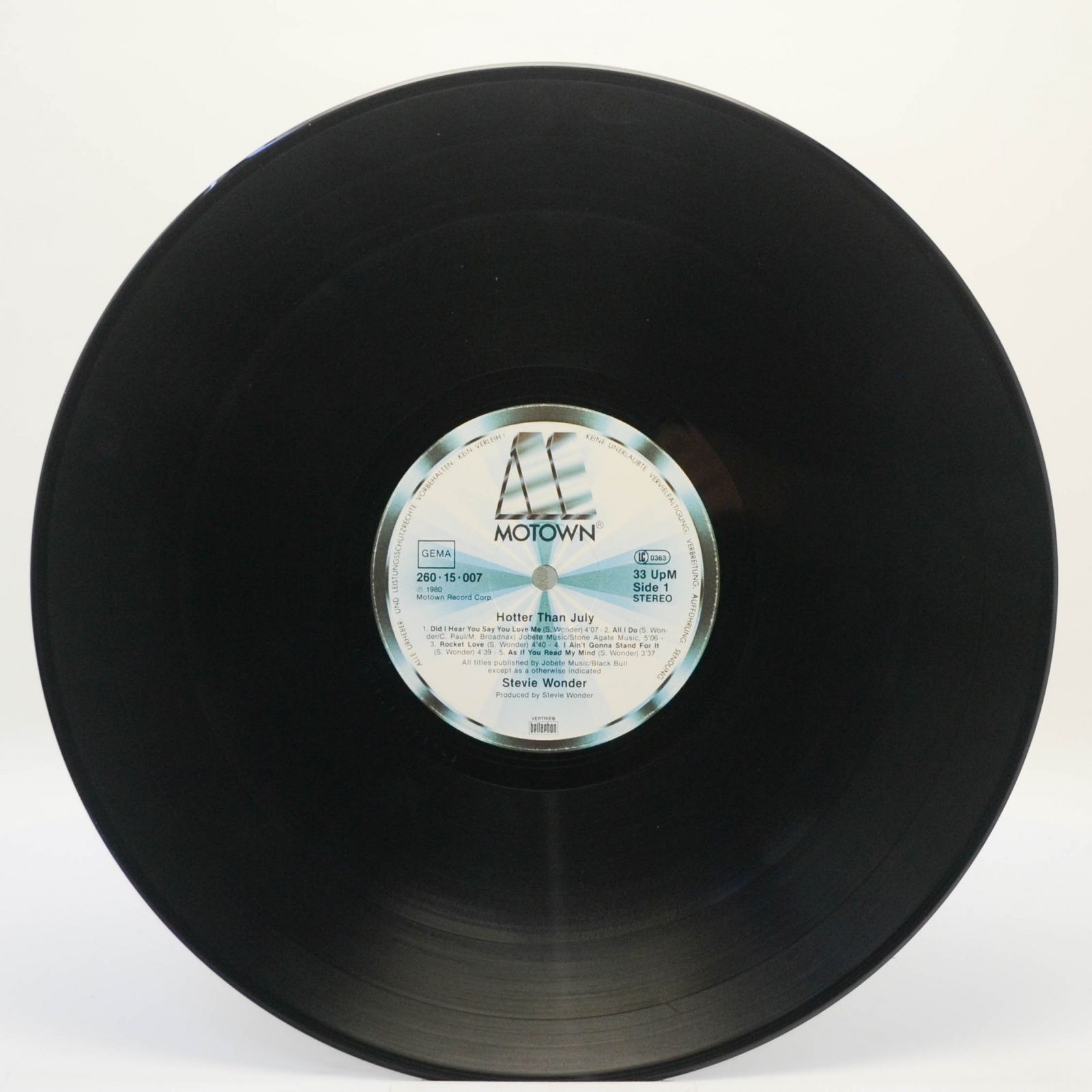 Stevie Wonder — Hotter Than July, 1980