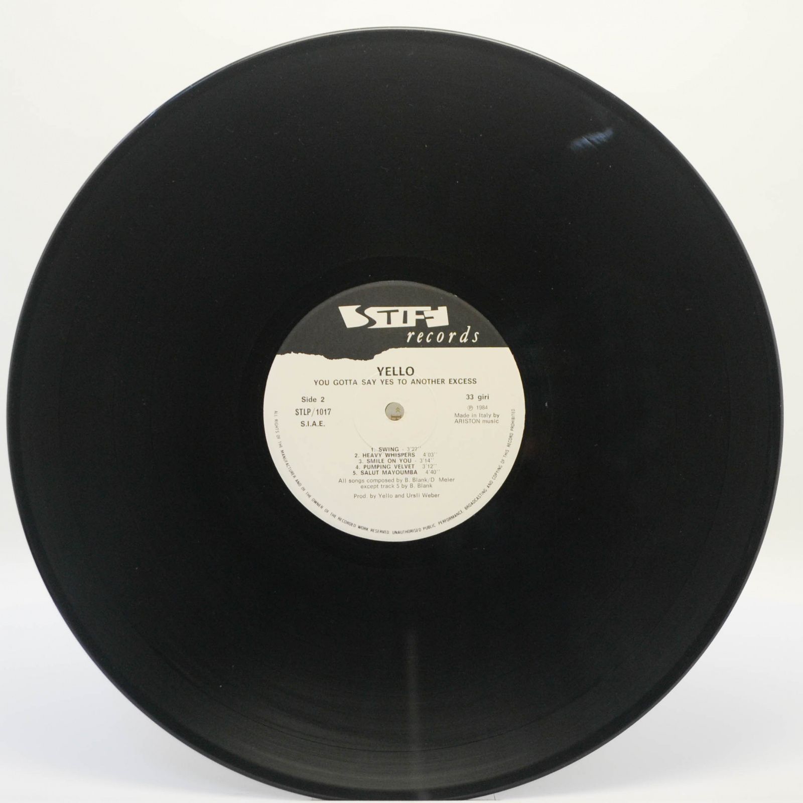 Yello — You Gotta Say Yes To Another Excess, 1984