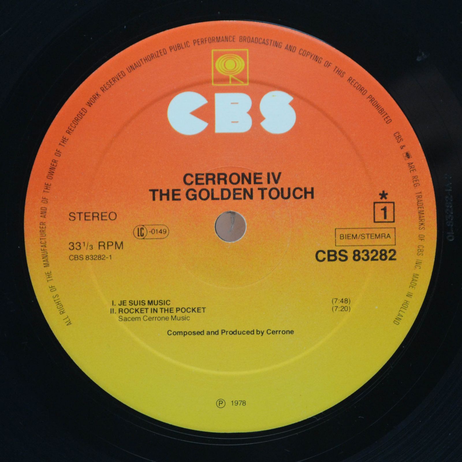 Cerrone — Cerrone IV - The Golden Touch, 1978