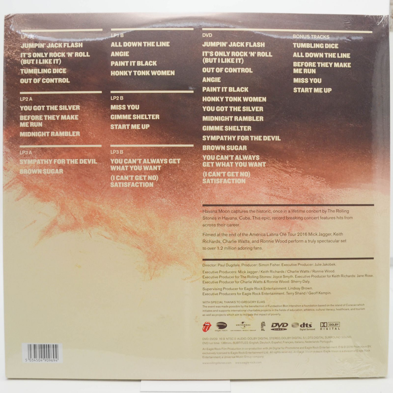 Rolling Stones — Havana Moon (3LP+DVD), 2023