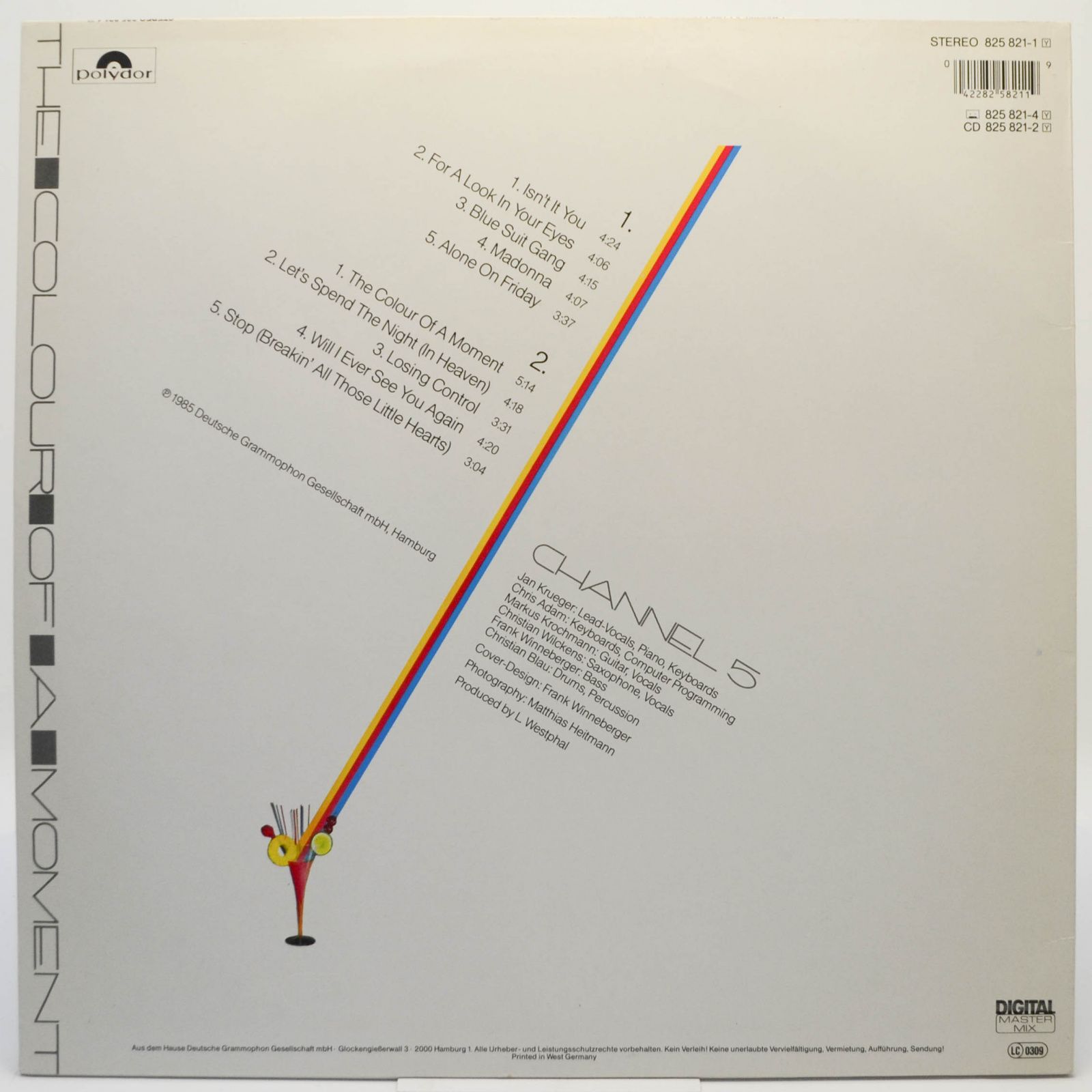 Channel 5 — The Colour Of A Moment, 1985