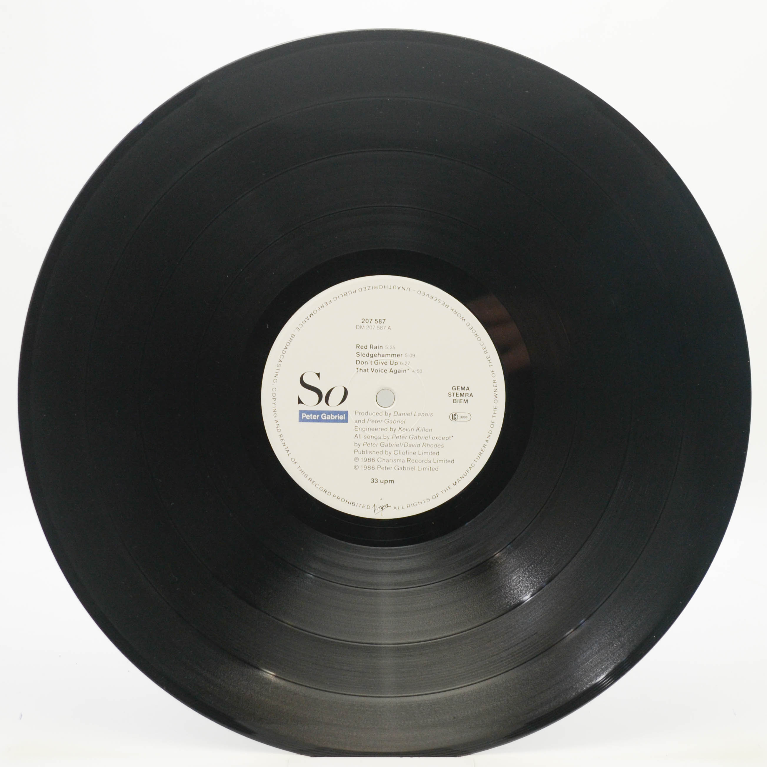 Peter Gabriel — So, 1986