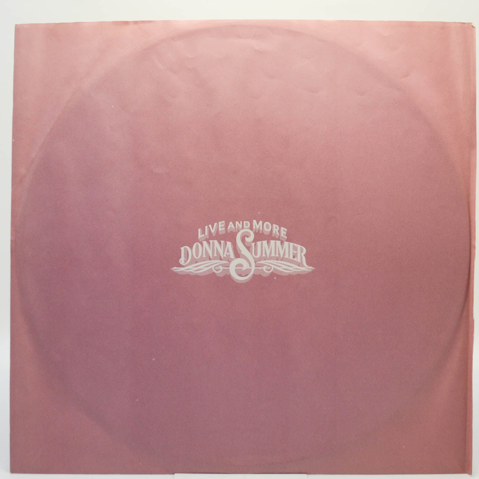 Donna Summer — Live And More (2LP), 1978
