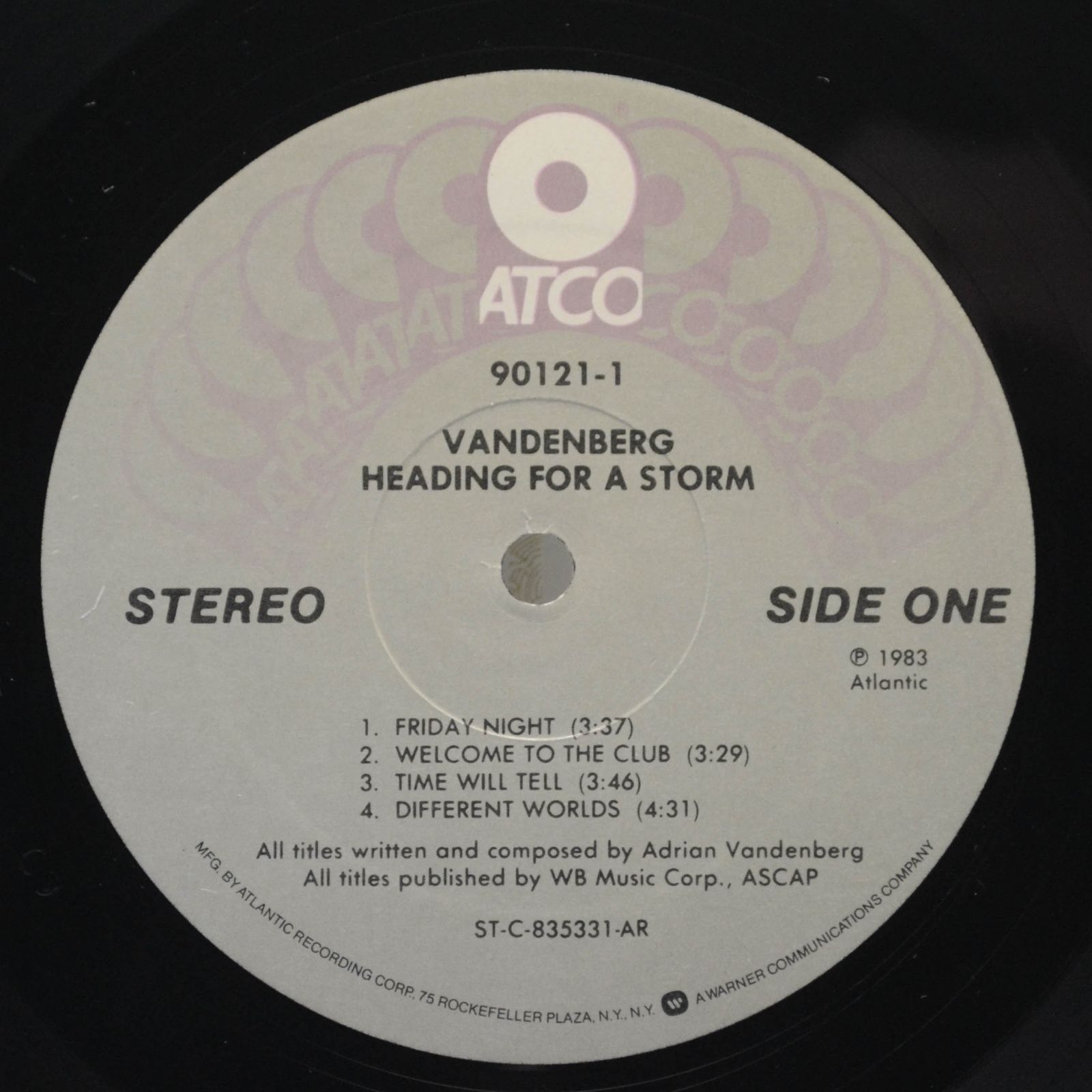 Vandenberg — Heading For A Storm (USA), 1983