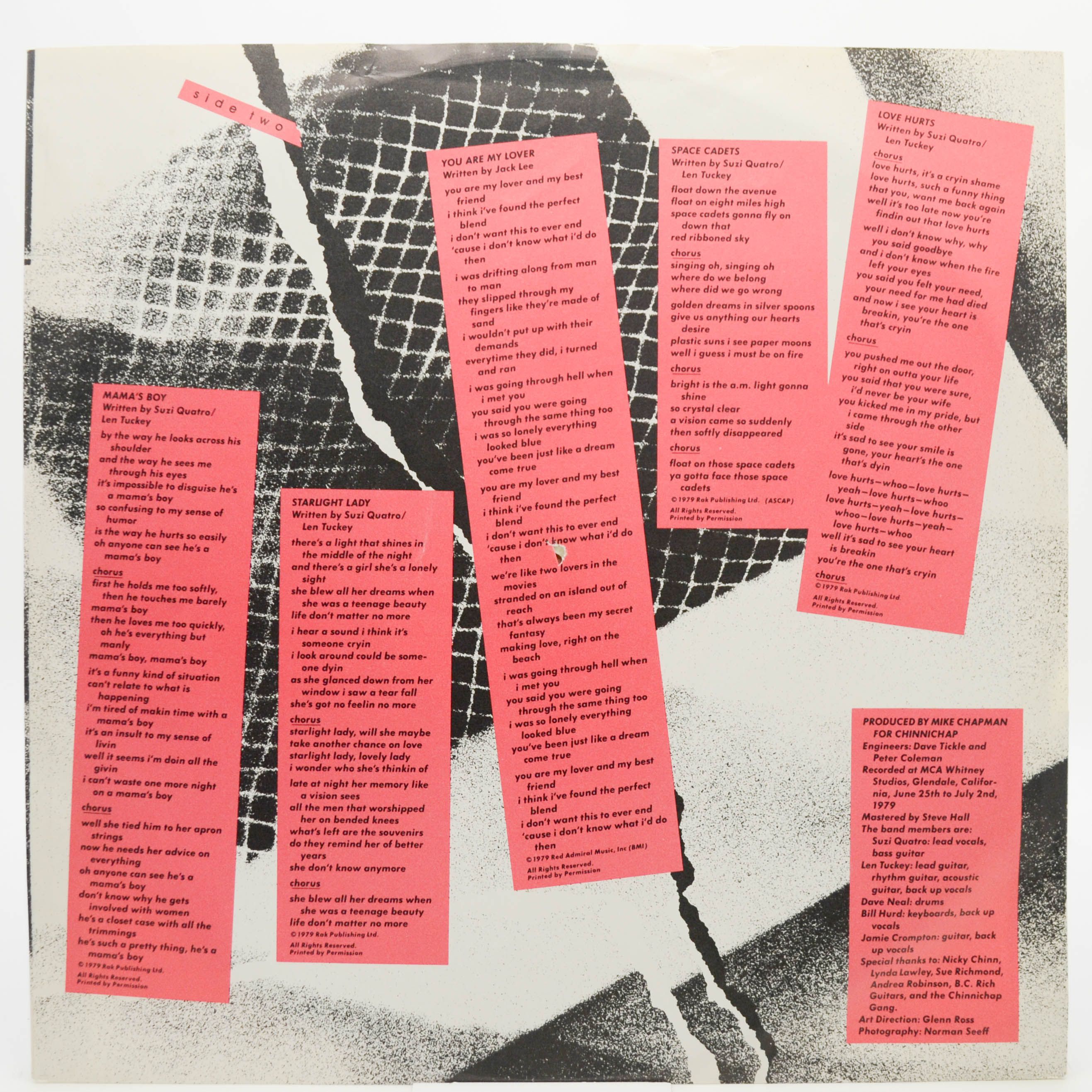 Suzi Quatro — Suzi... And Other Four Letter, 1979