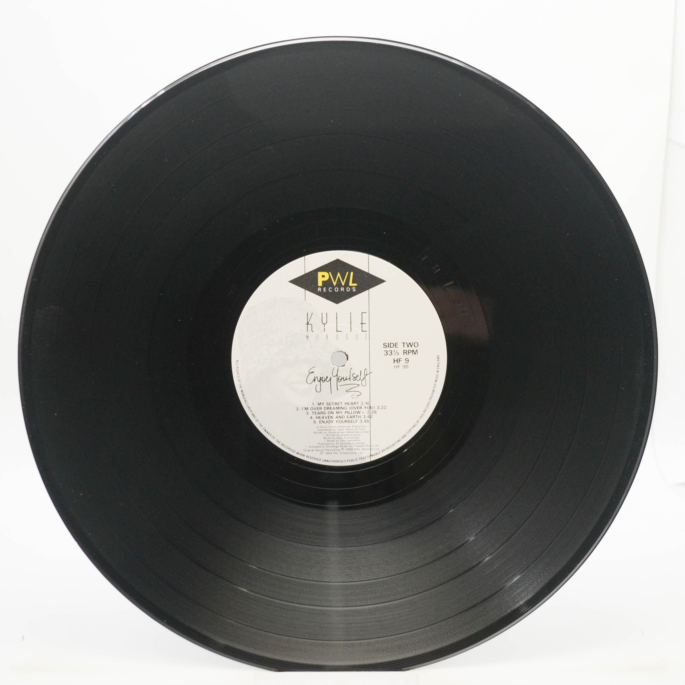 Kylie Minogue — Enjoy Yourself (UK), 1989