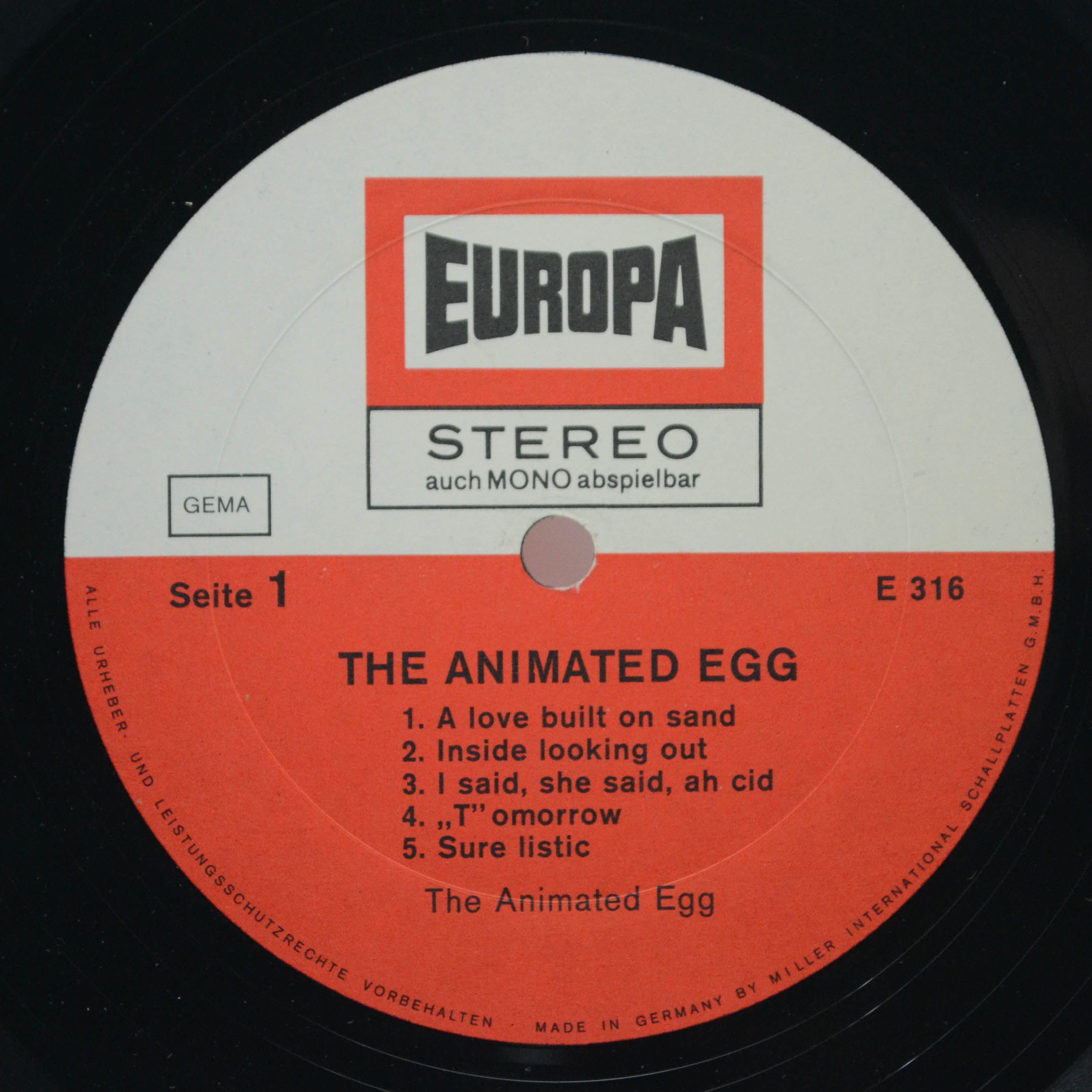 Animated Egg — The Animated Egg, 1969