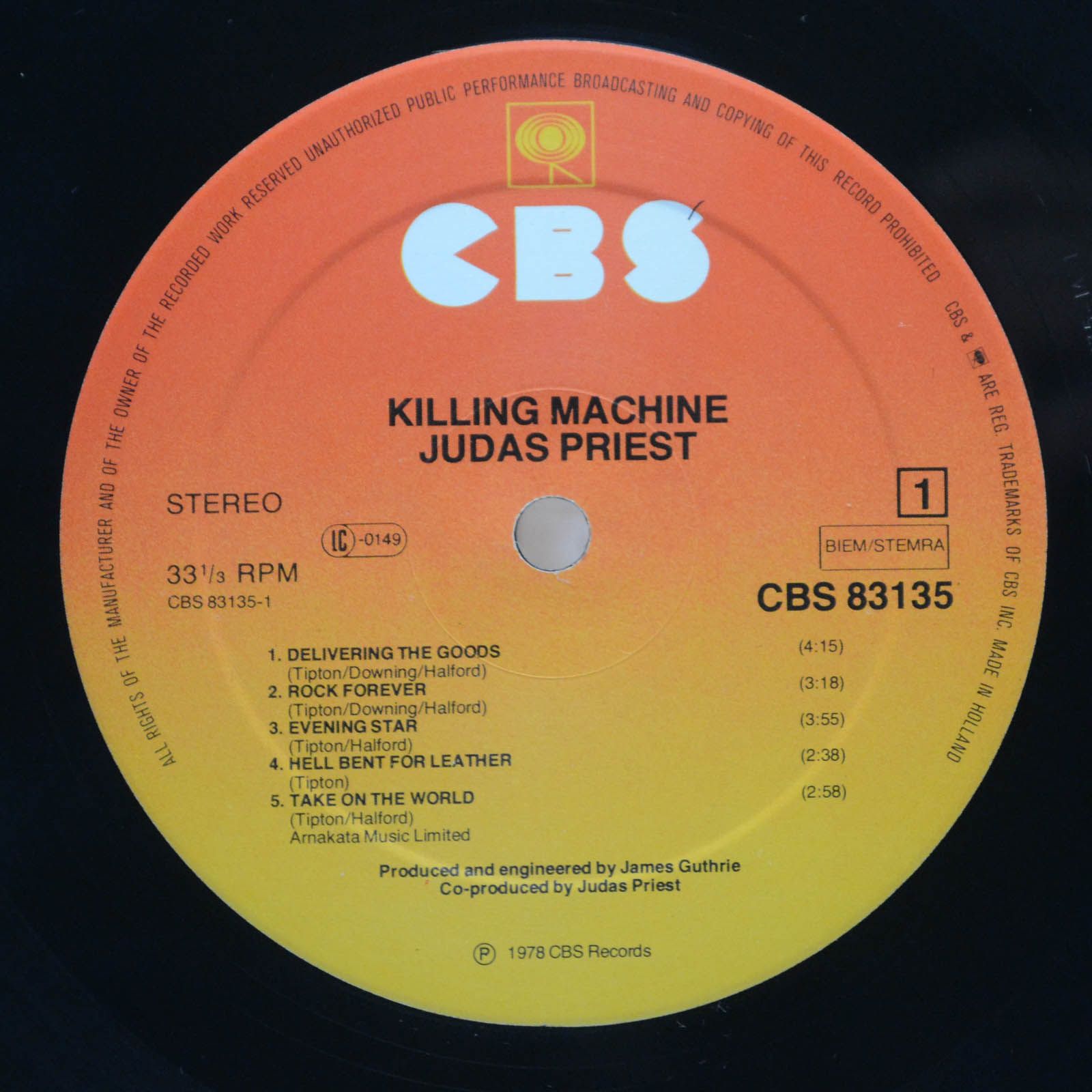Judas Priest — Killing Machine, 1978