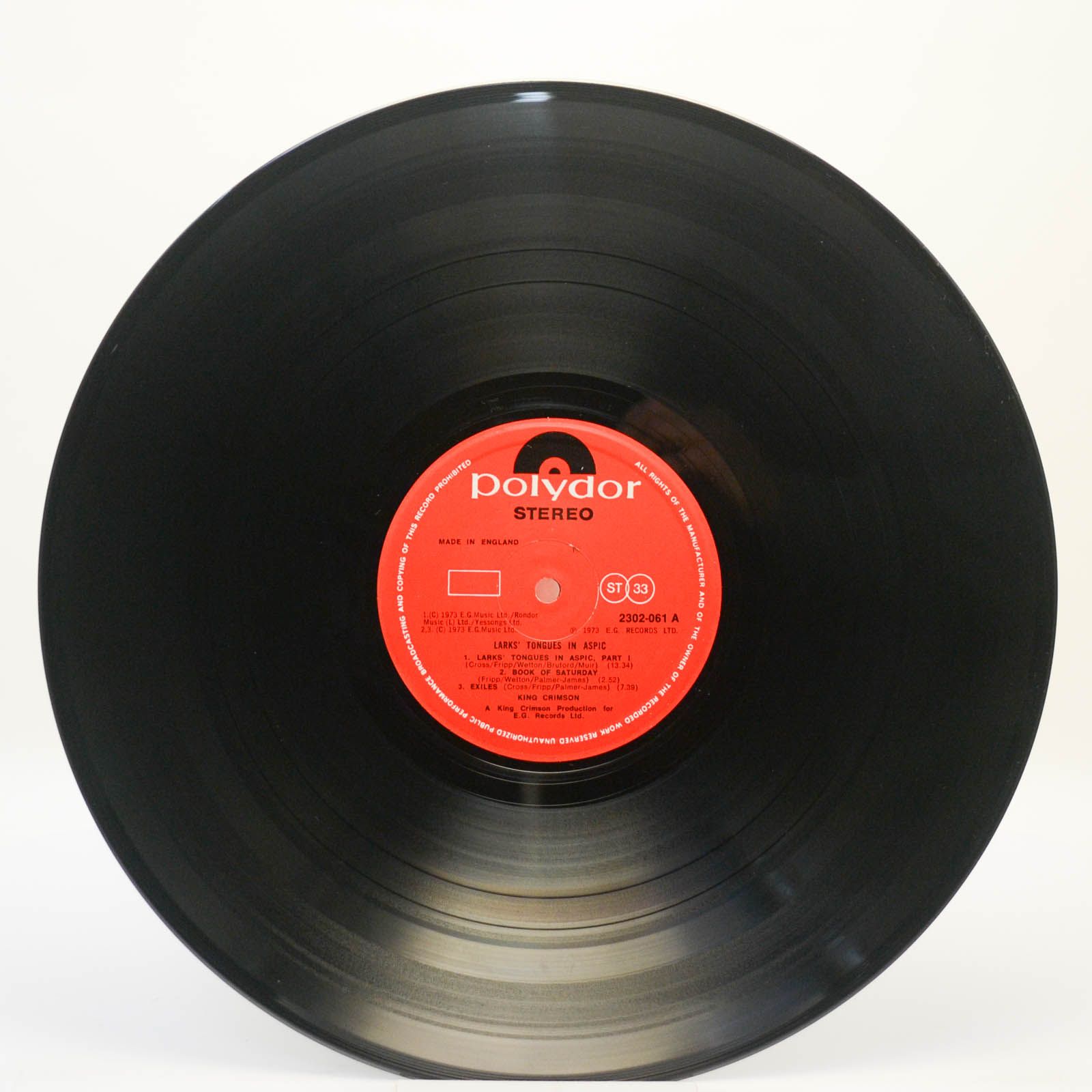 King Crimson — Larks' Tongues In Aspic (UK), 1973