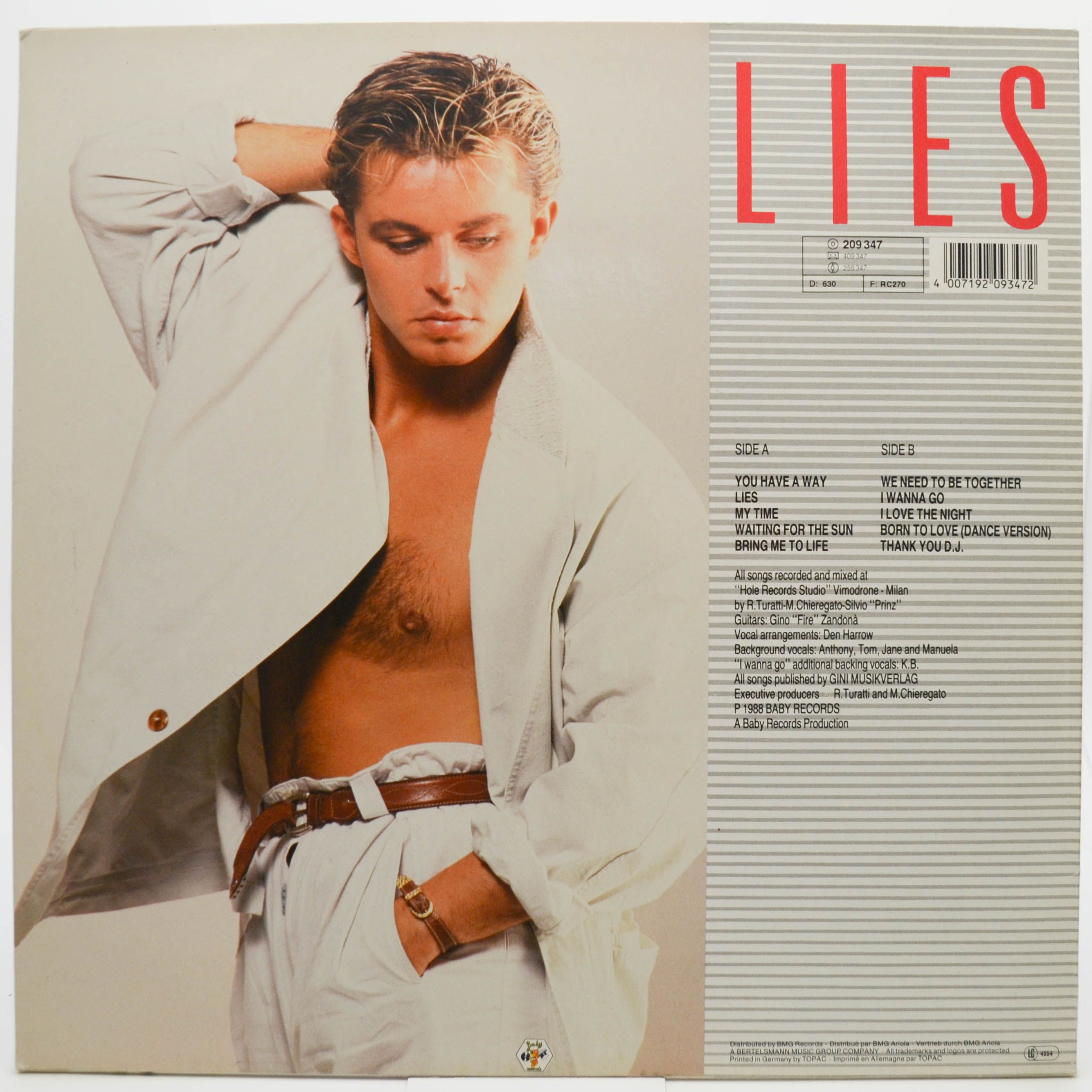Den Harrow — Lies, 1988