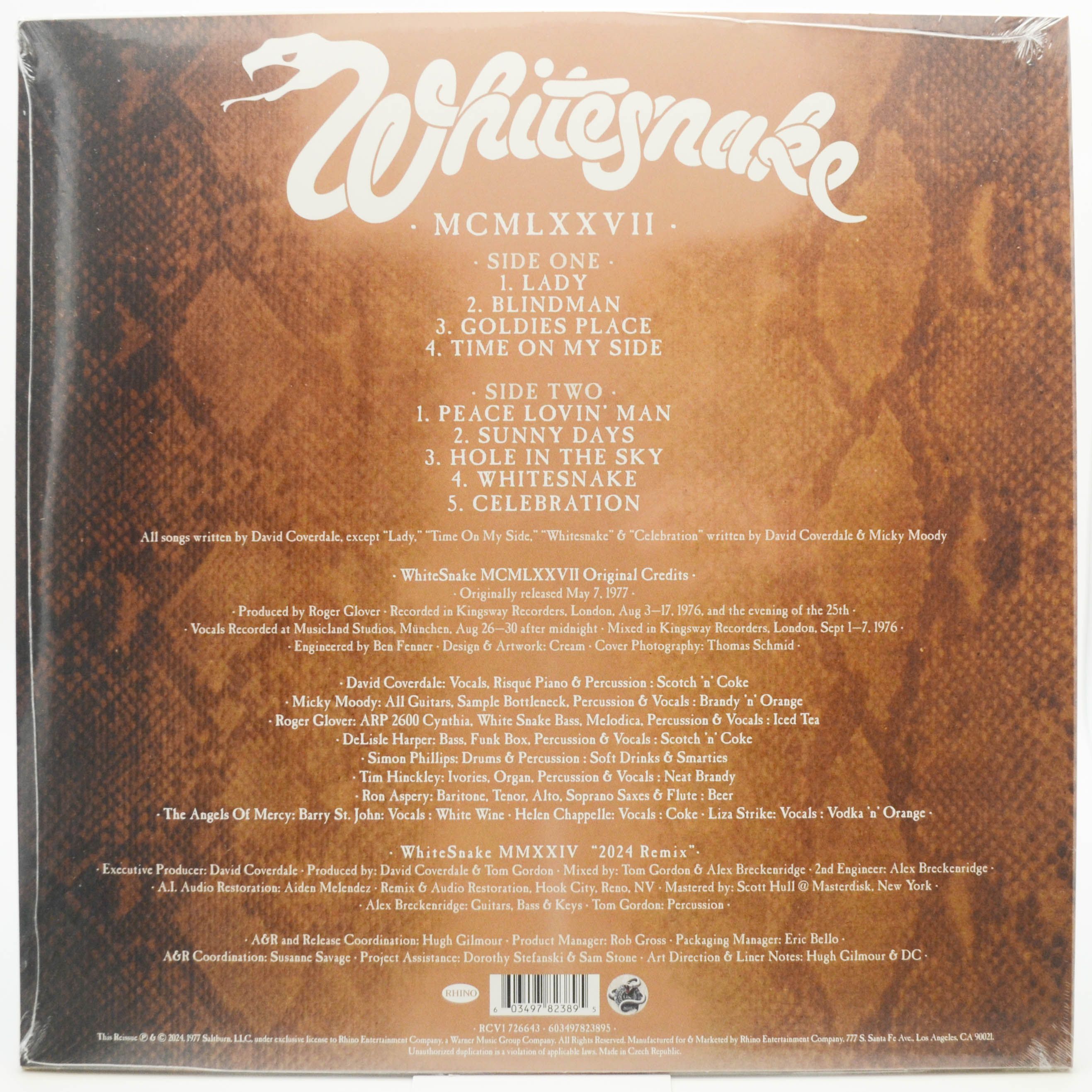 Whitesnake — WhiteSnake MCMLXXVII, 1977