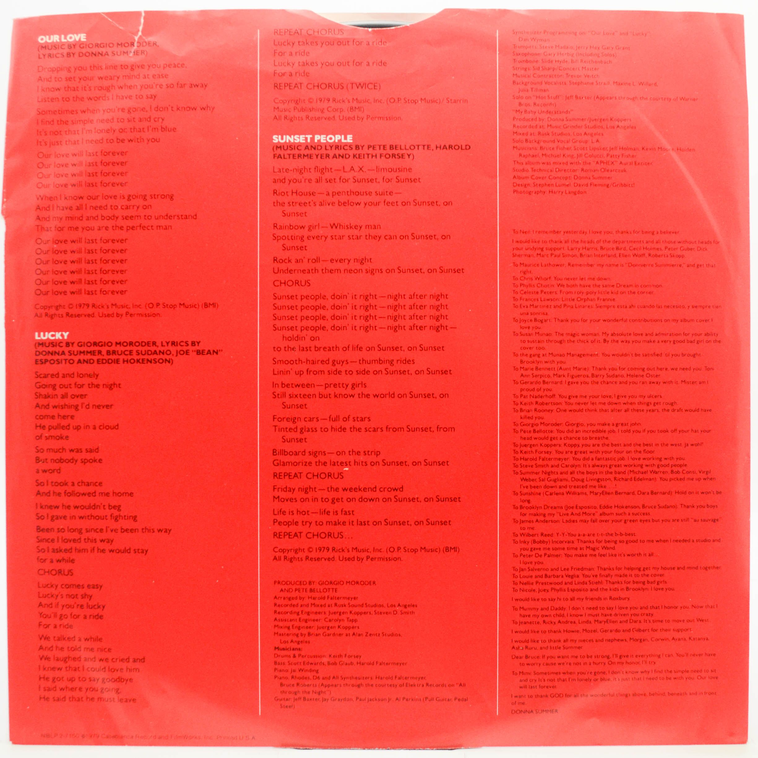 Donna Summer — Bad Girls (2LP, USA), 1979