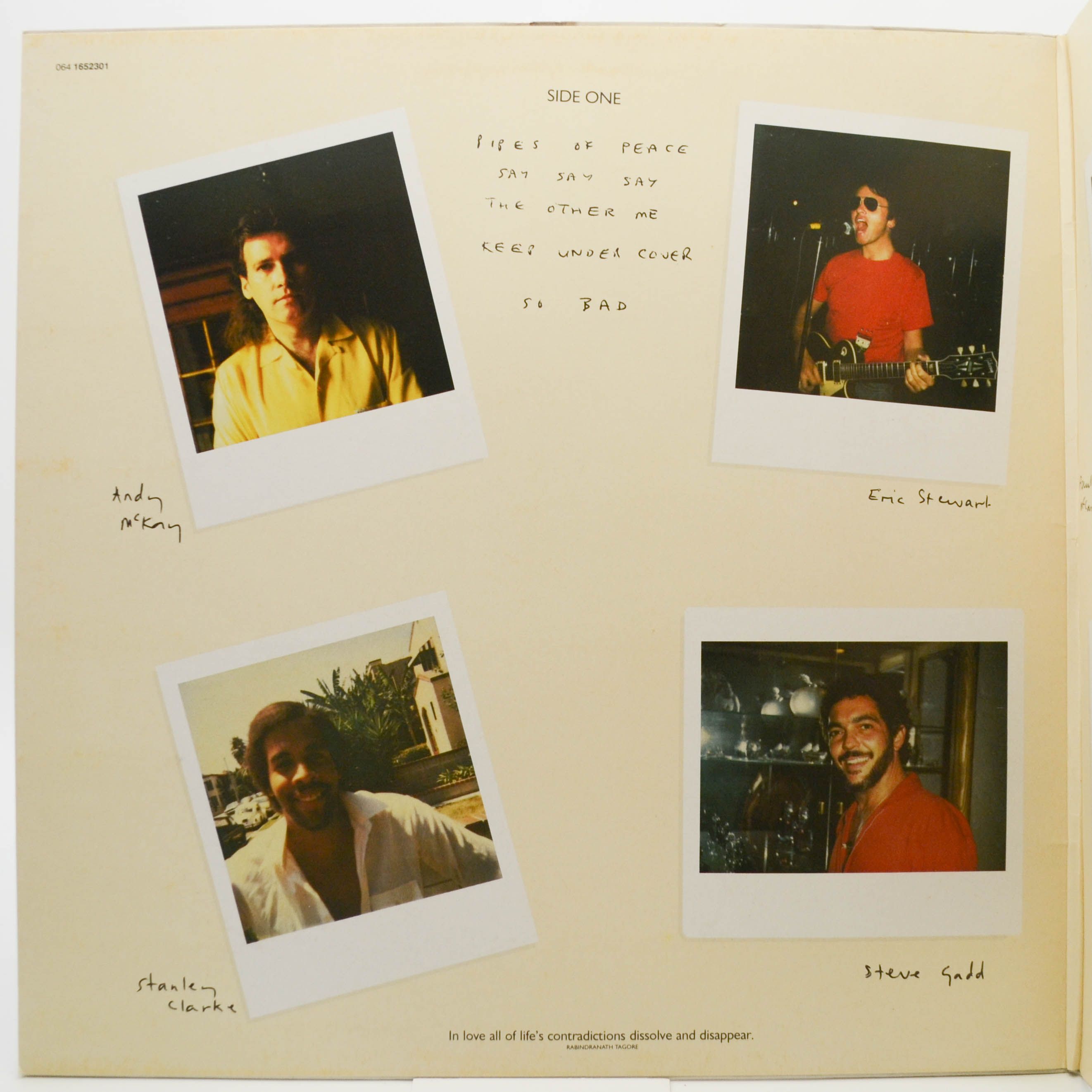 Paul McCartney — Pipes Of Peace, 1983