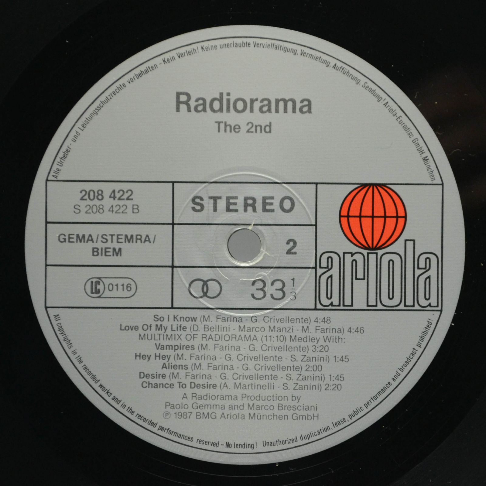 Radiorama — The Second, 1987