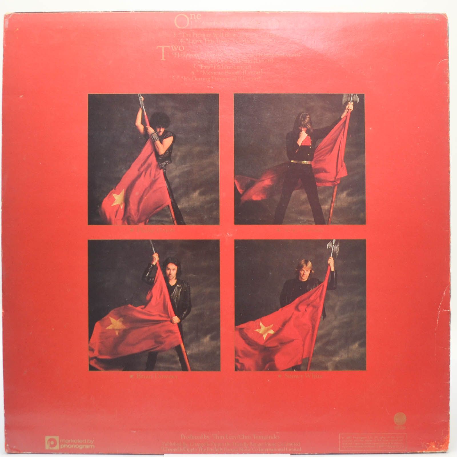 Thin Lizzy — Renegade (1-st, UK), 1981