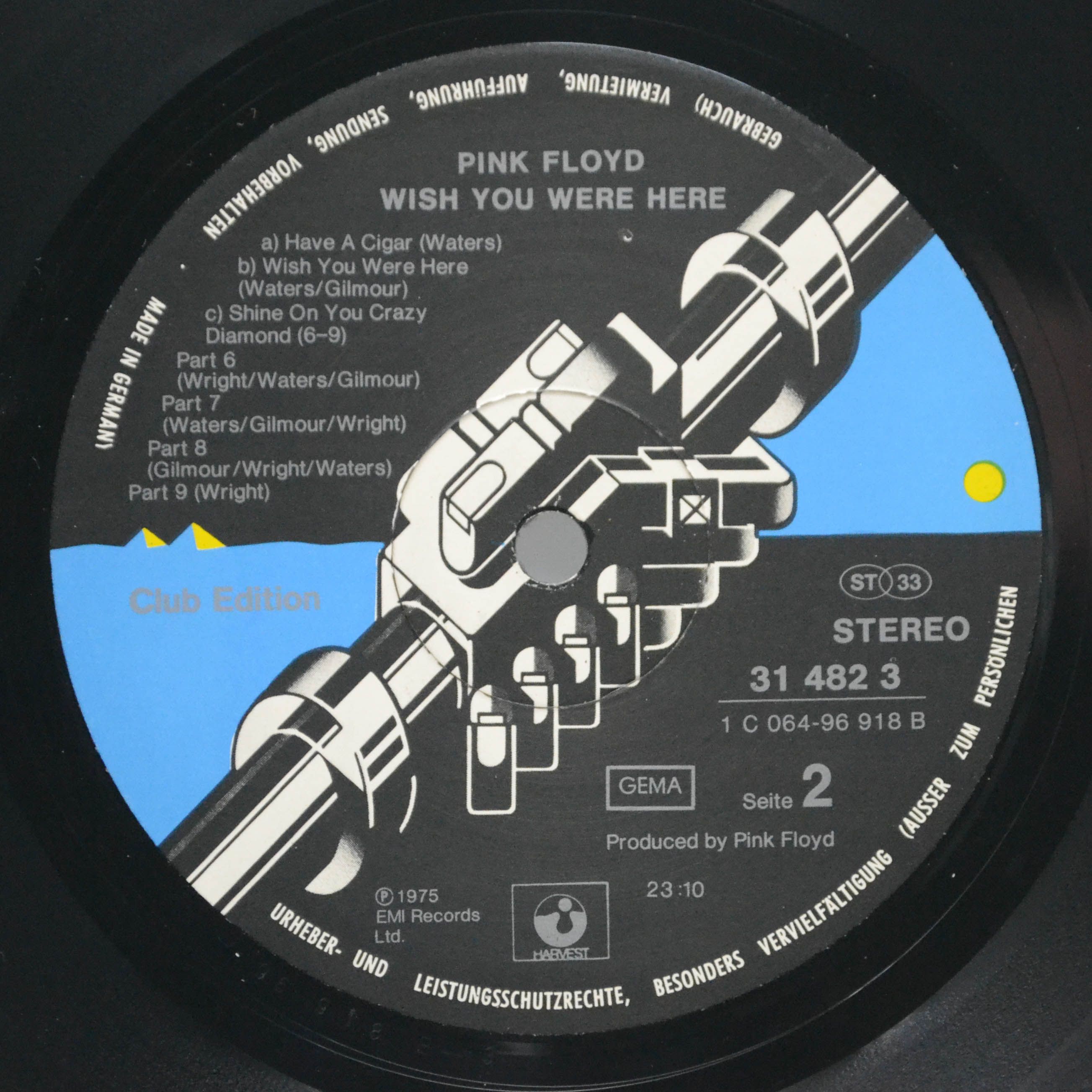 Pink Floyd — Wish You Were Here, 1975