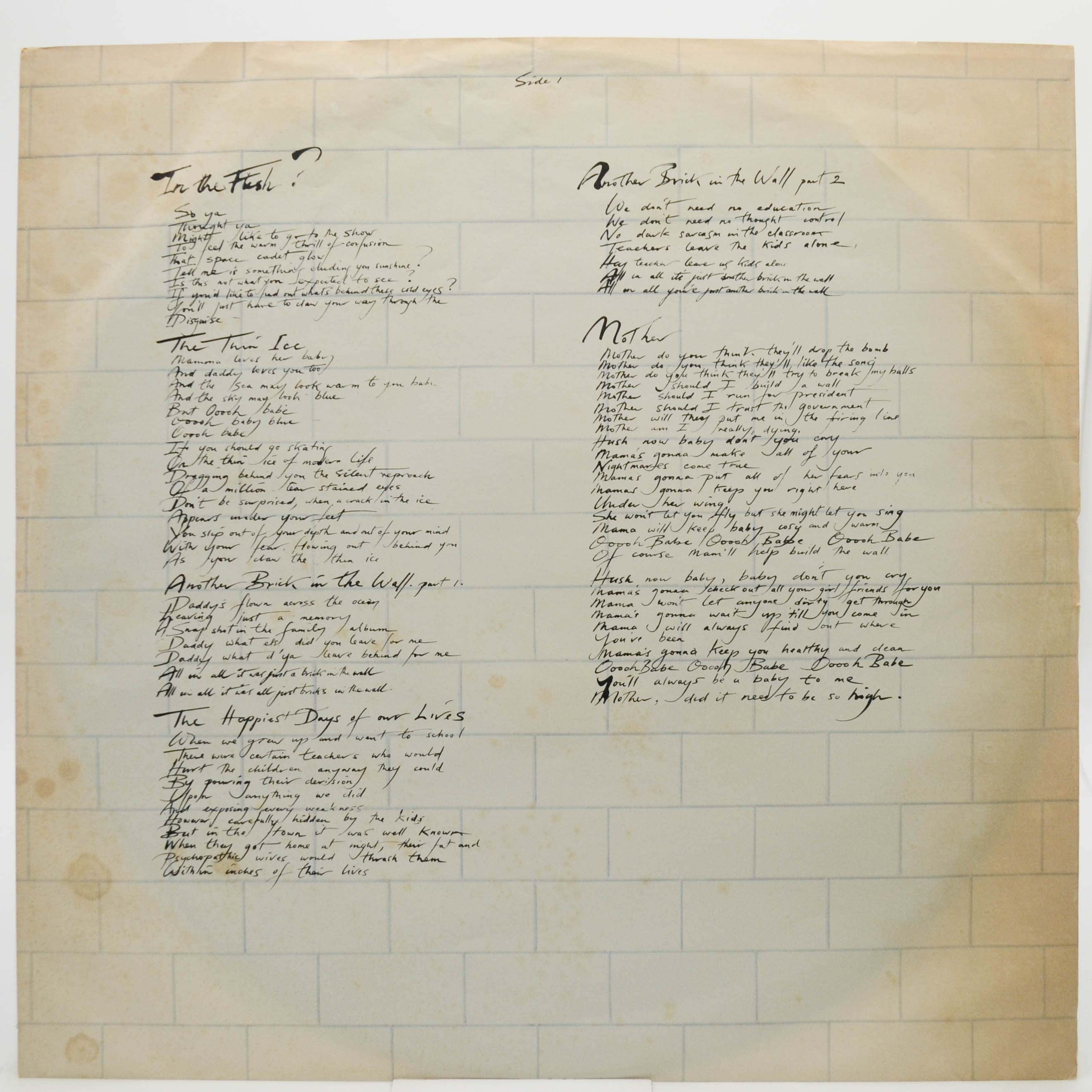 Pink Floyd — The Wall (2LP), 1979