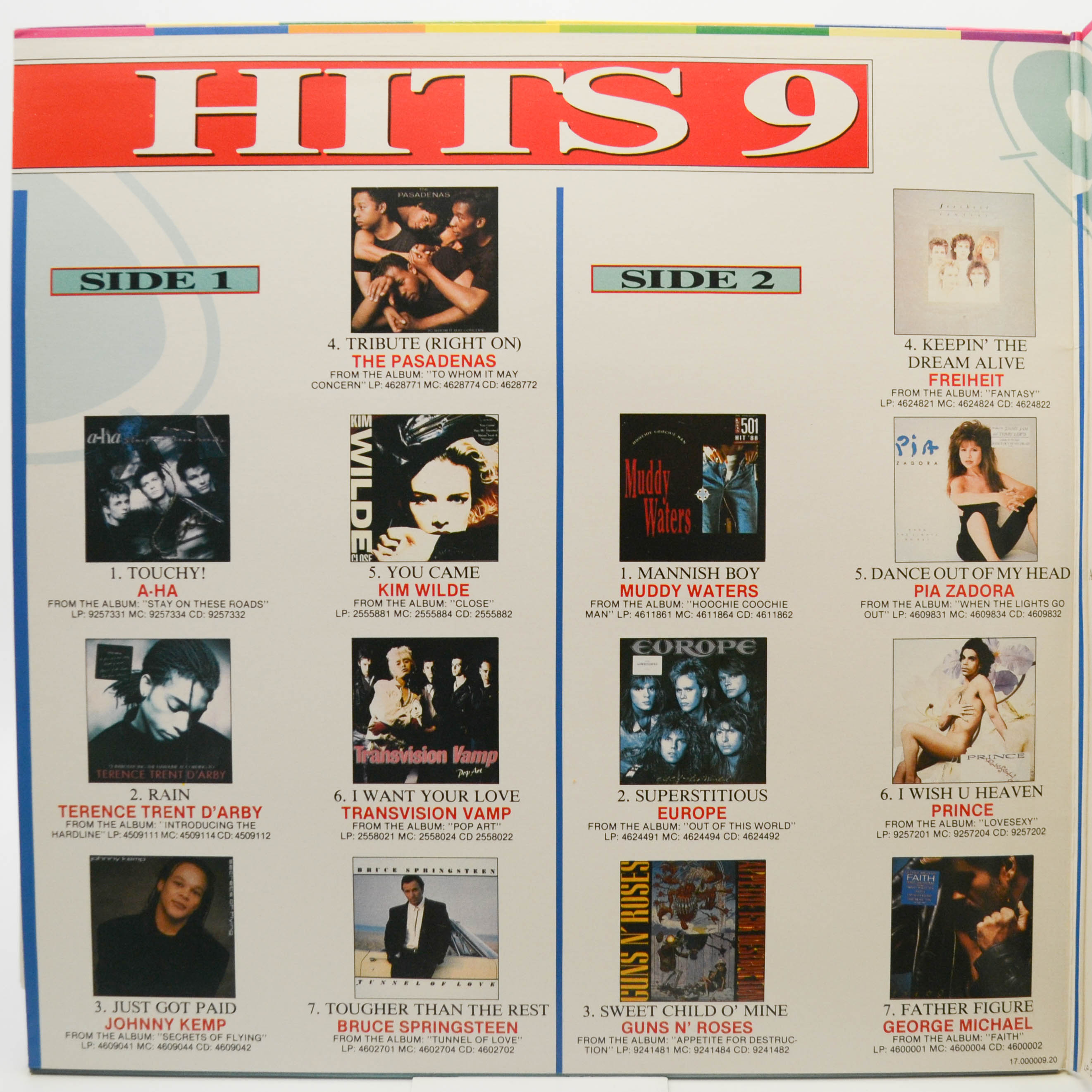 Various — Hits Album 9 (2LP), 1988