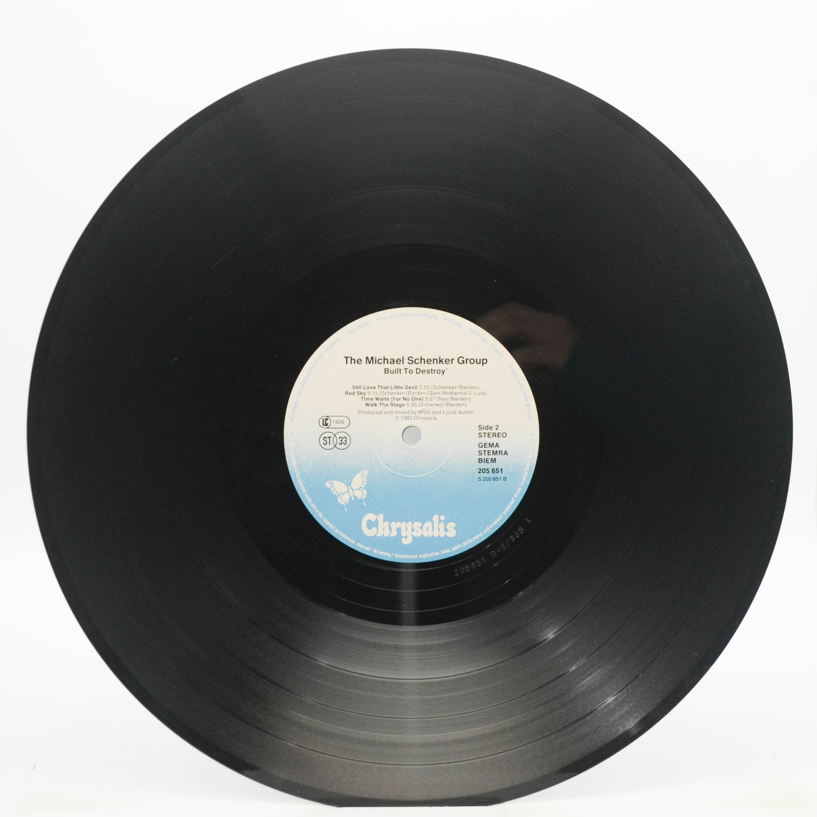 Michael Schenker Group — Built To Destroy, 1983