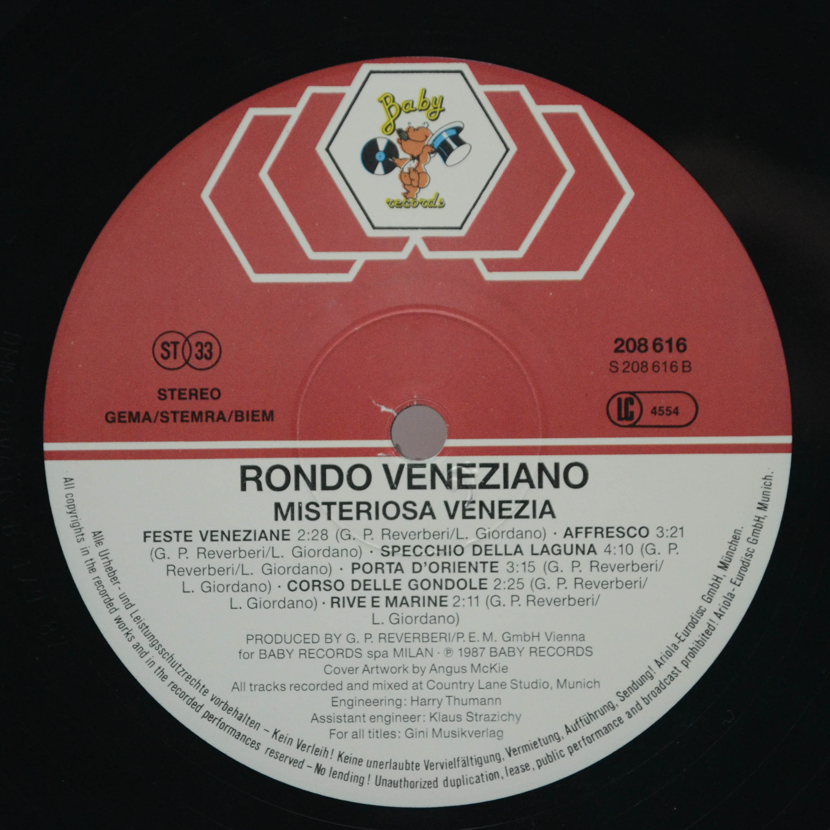 Rondo' Veneziano — Fantasia Veneziana, 1986