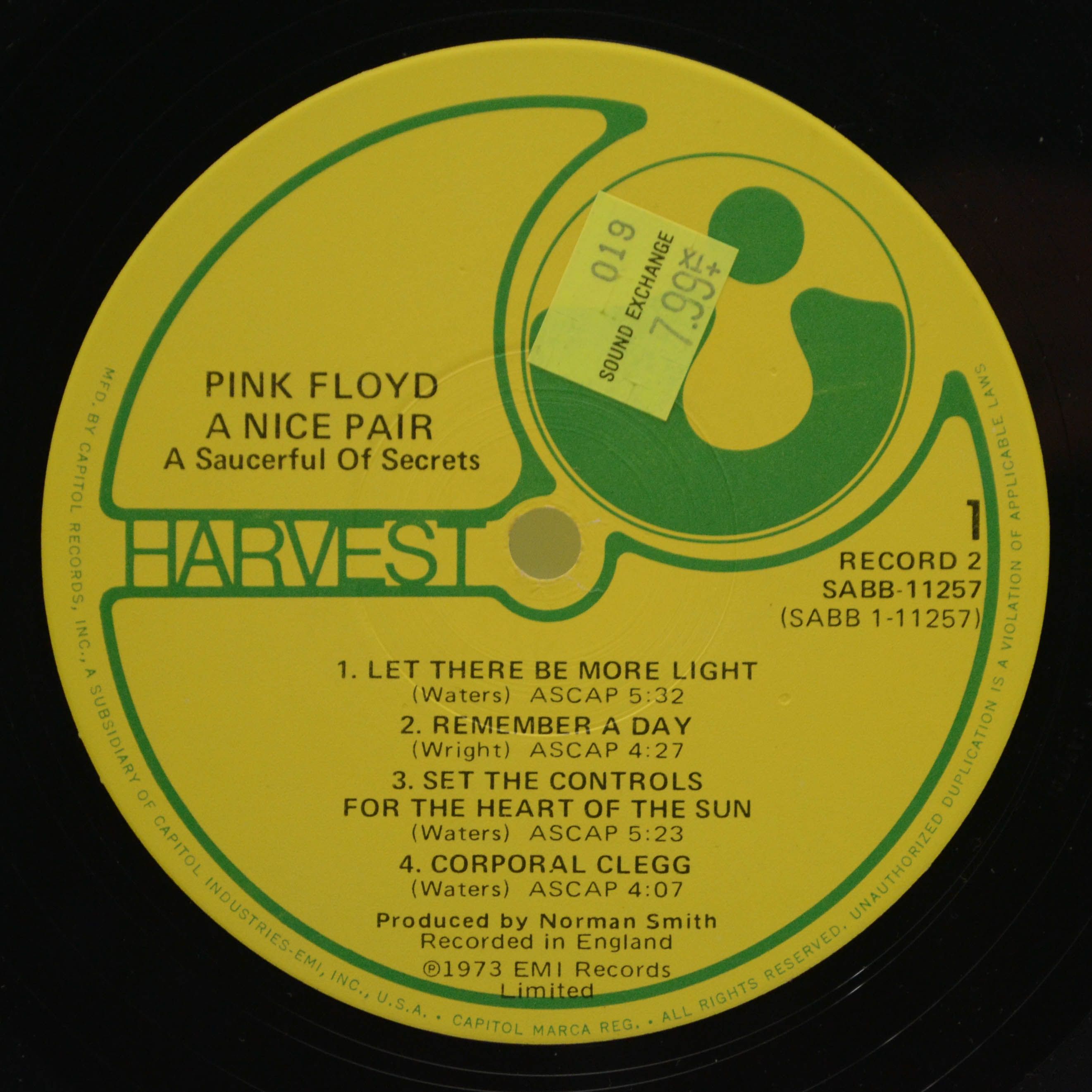 Pink Floyd — A Nice Pair (2LP, USA), 1973