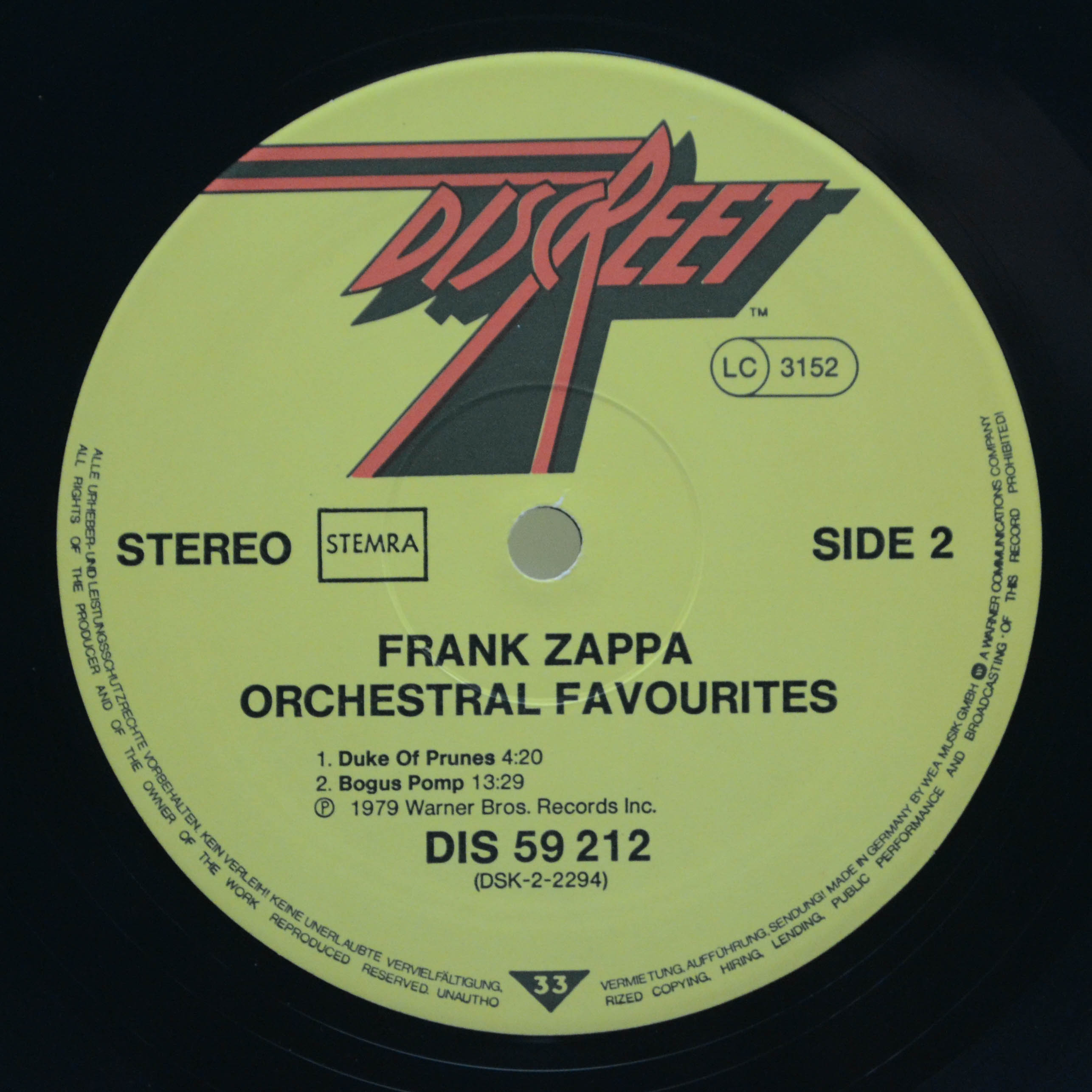 Frank Zappa — Orchestral Favorites, 1979