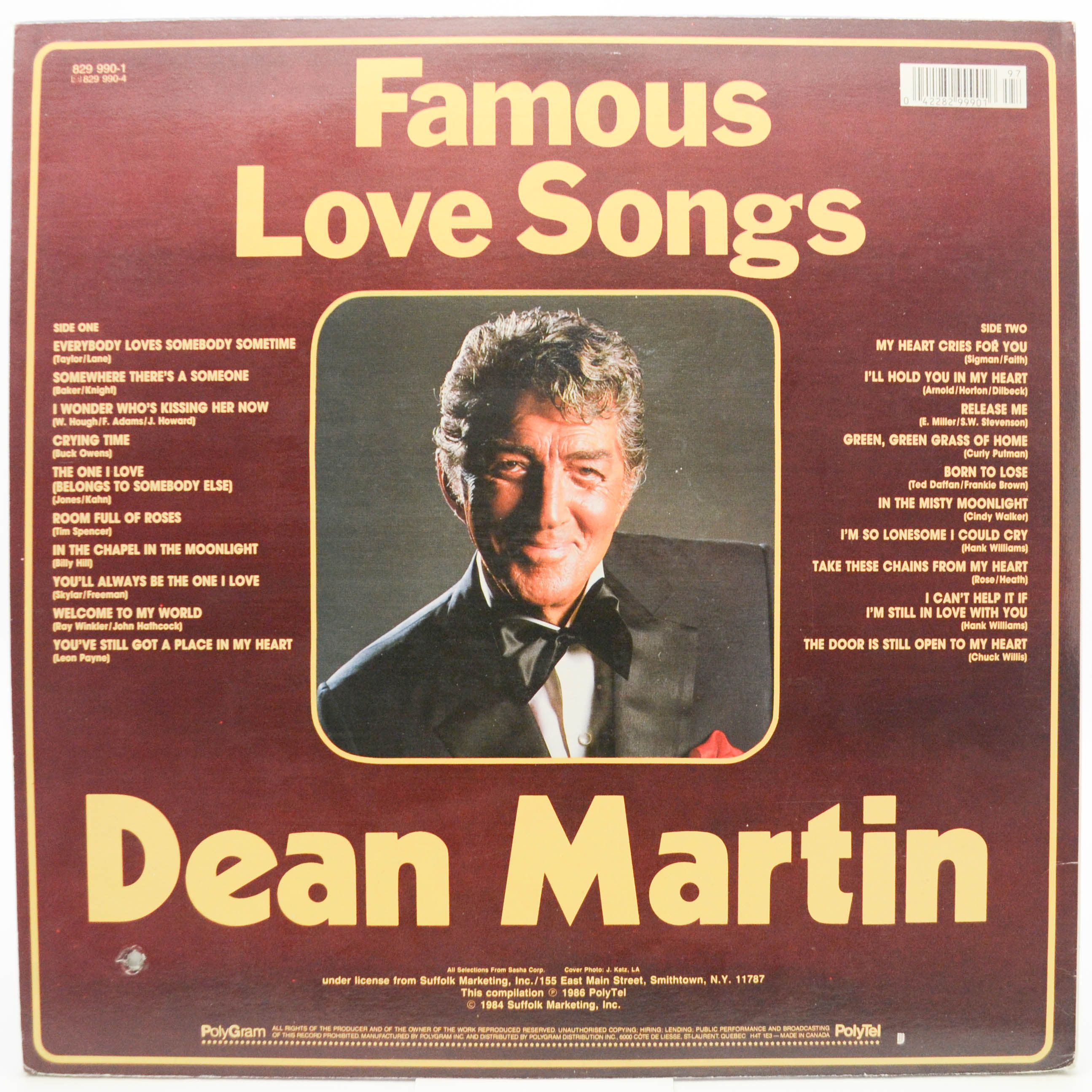 Dean Martin — Heart-Touching Treasury (2LP), 1986