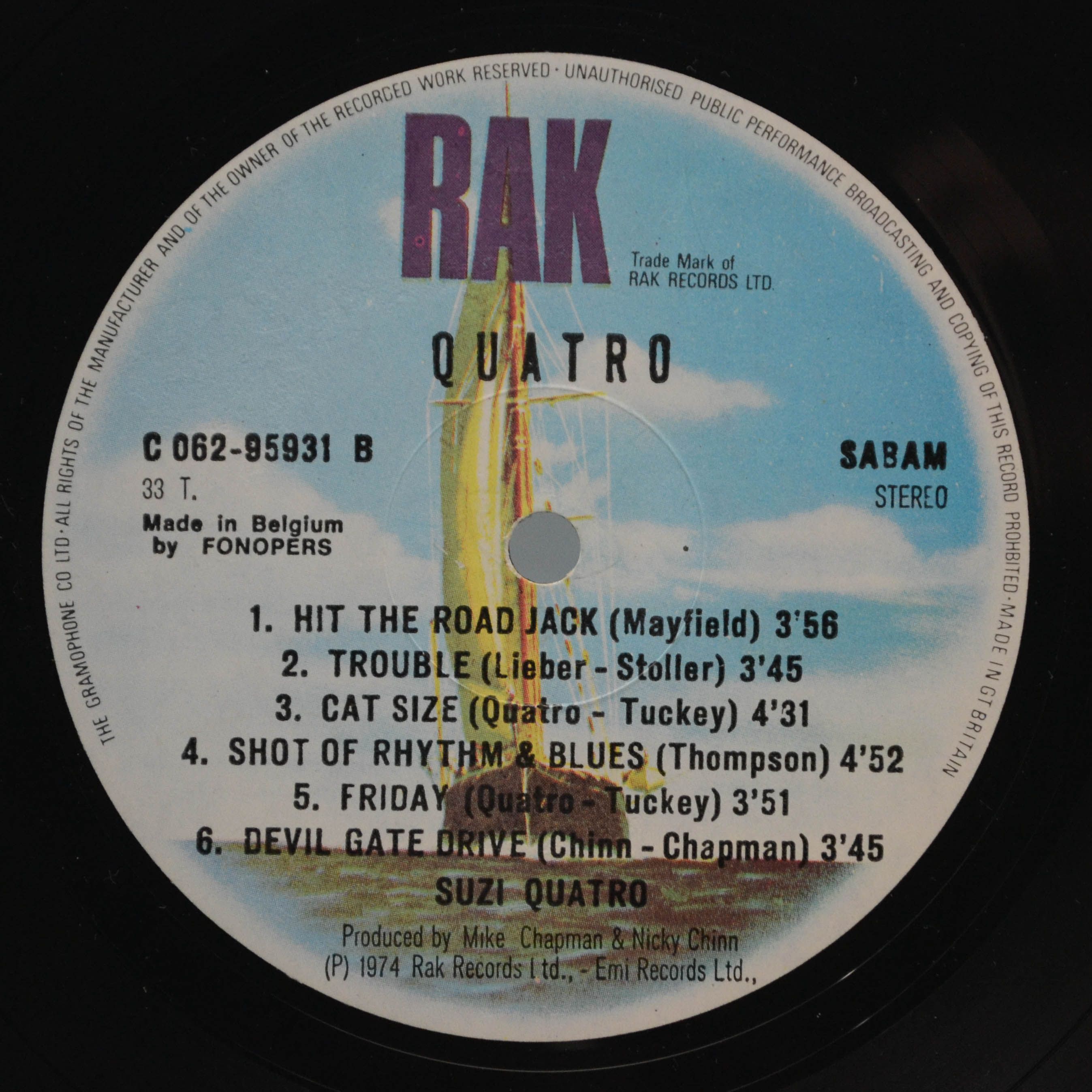 Suzi Quatro — Quatro, 1974