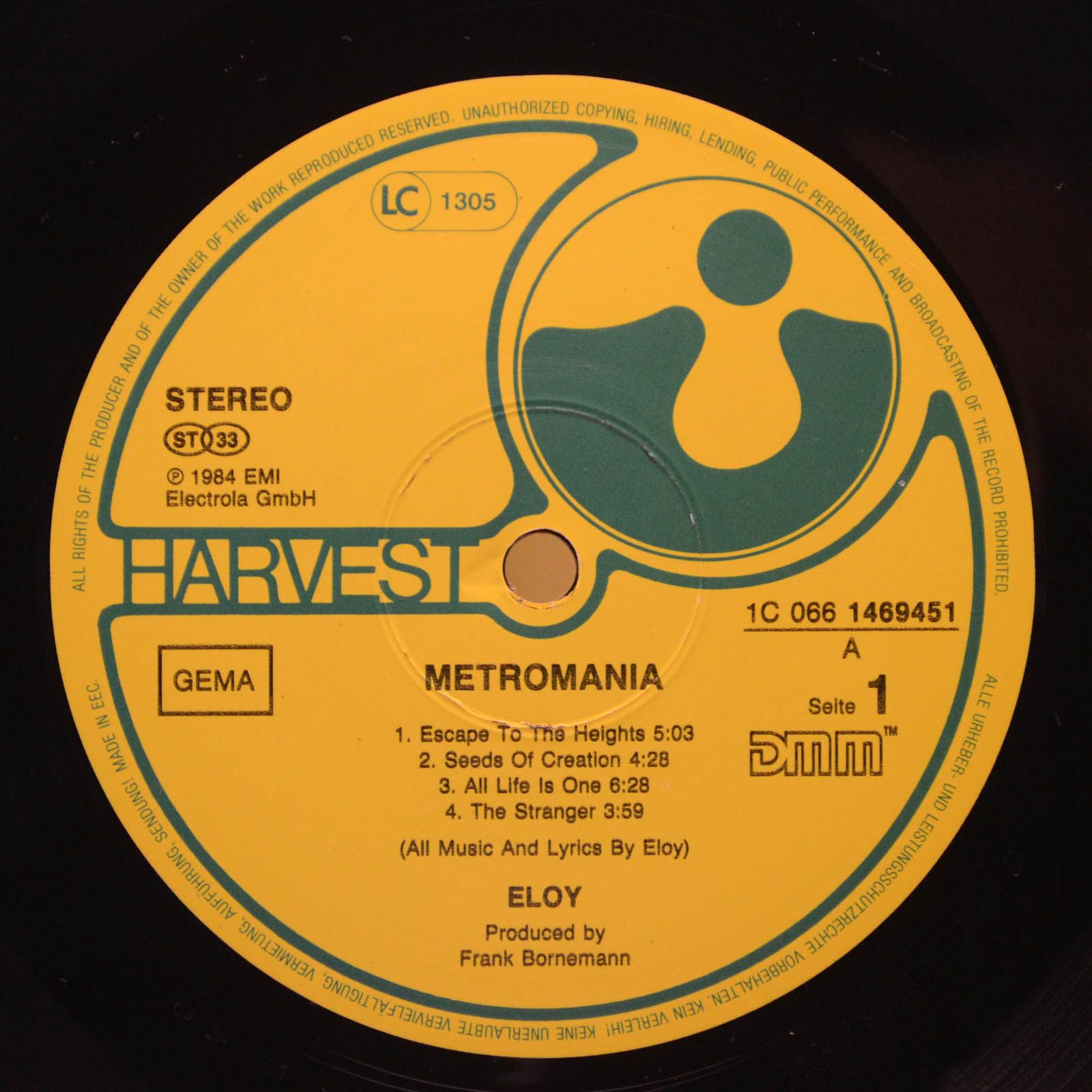 Eloy — Metromania, 1984