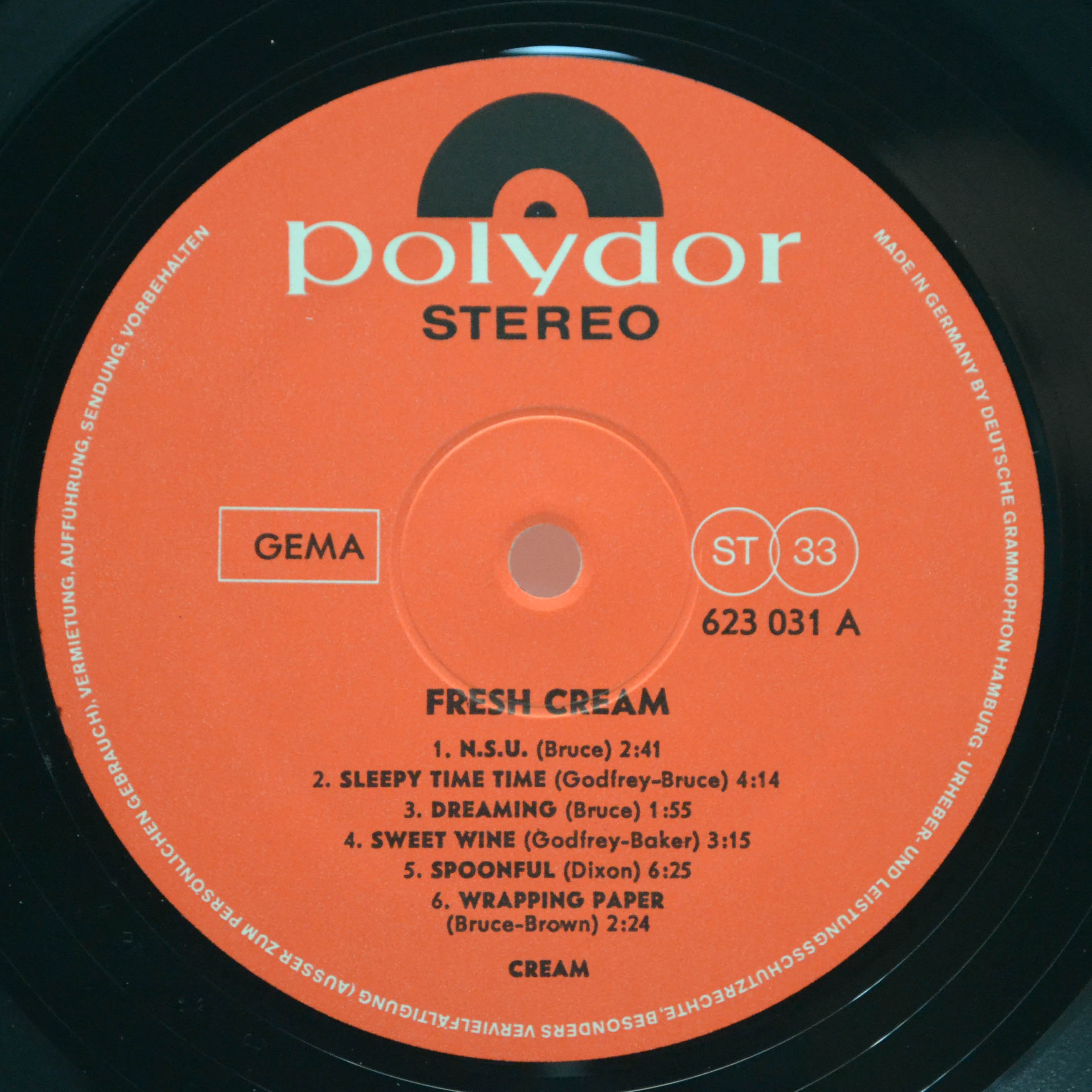 Cream — Fresh Cream, 1966