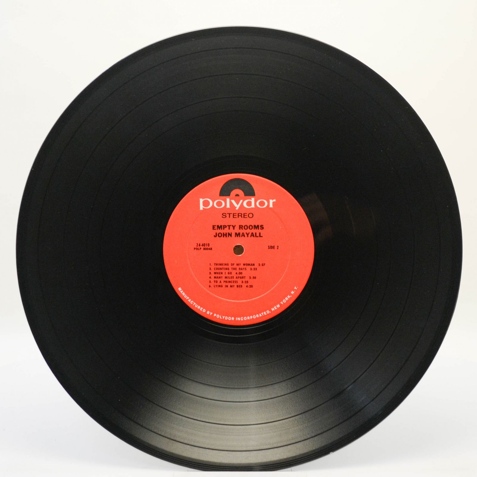 John Mayall — Empty Rooms (USA), 1970