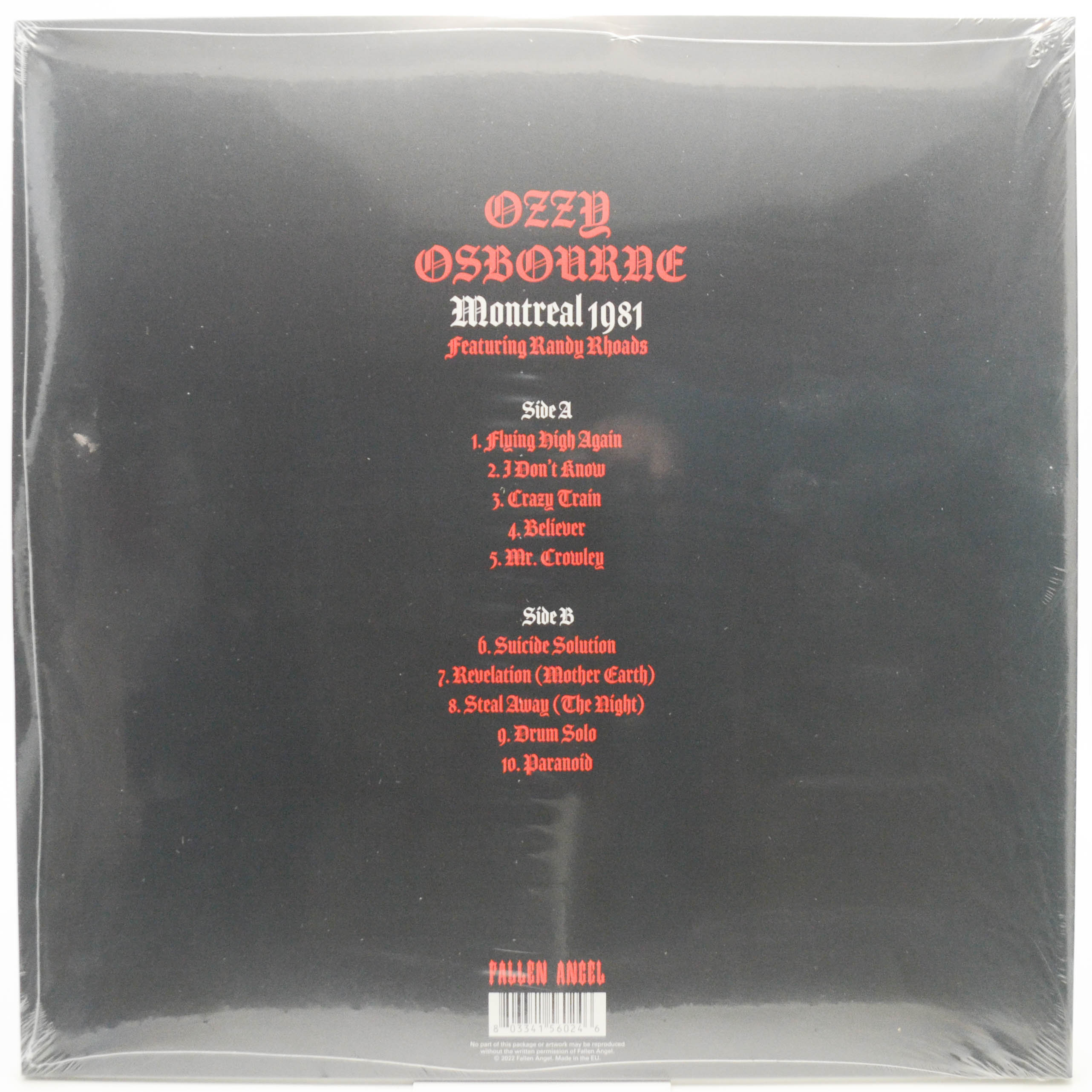 Ozzy Osbourne — Montreal 1981 (UK), 2023