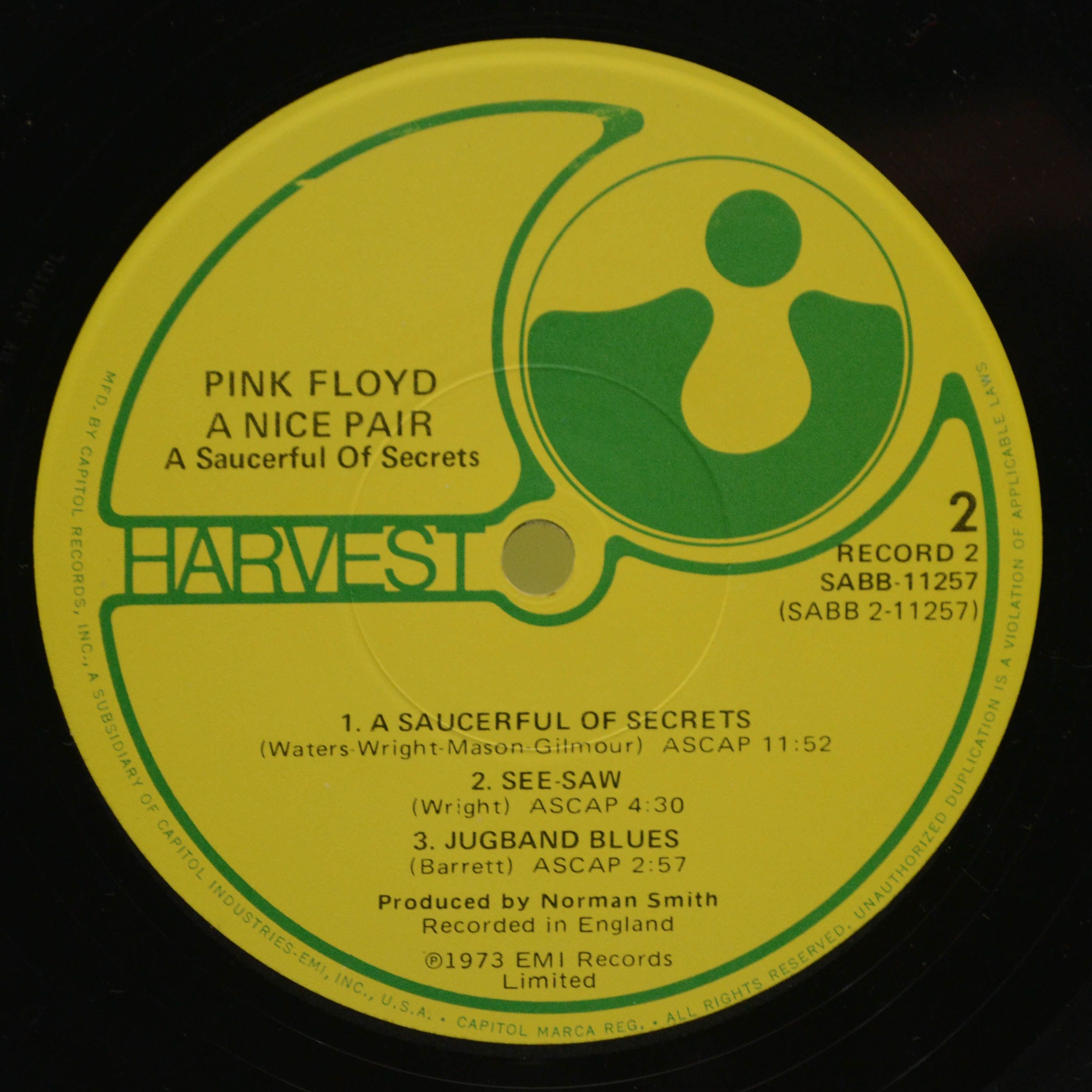 Pink Floyd — A Nice Pair (2LP, USA), 1973