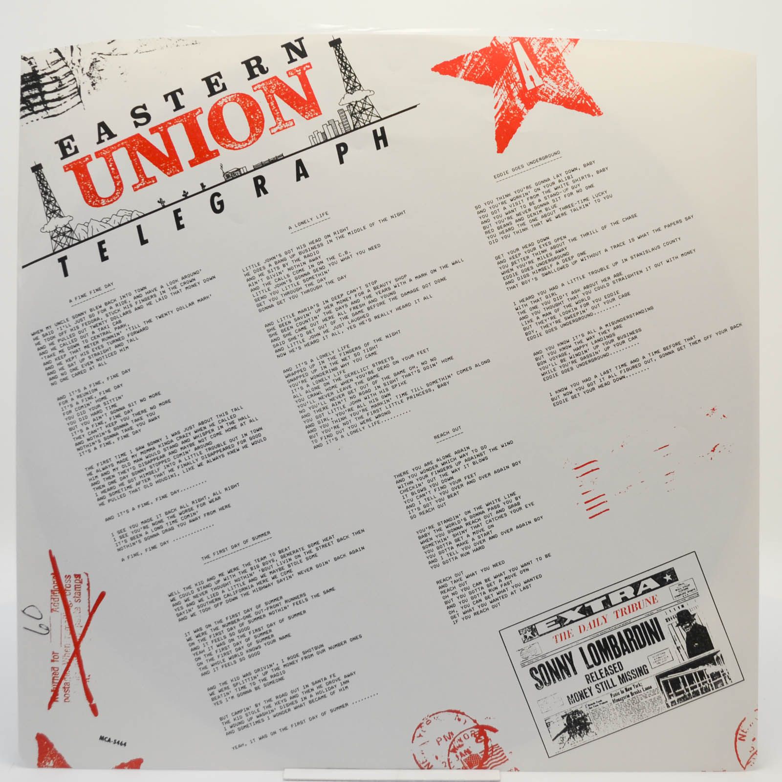 Tony Carey — Some Tough City (USA), 1984