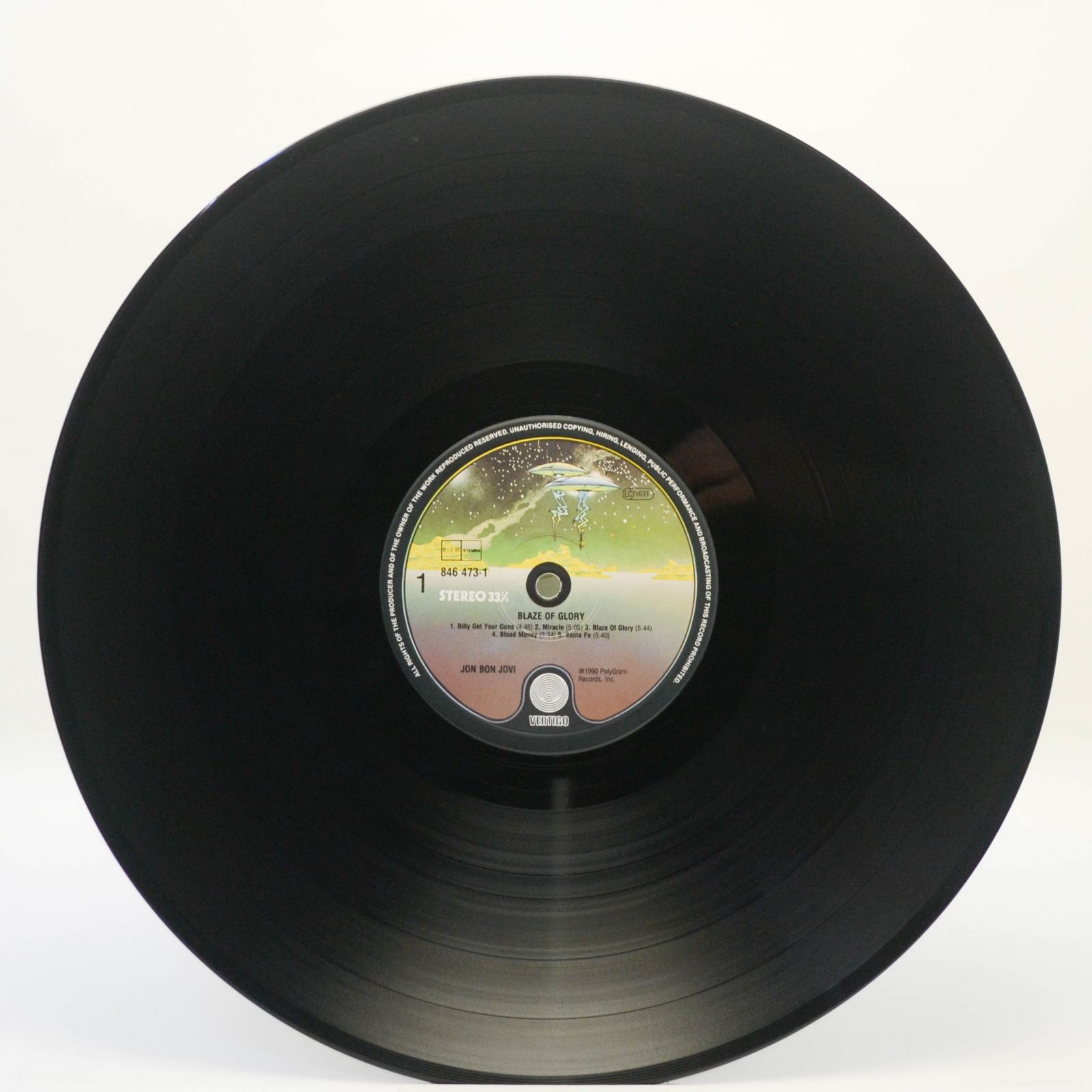 Jon Bon Jovi — Blaze Of Glory, 1990