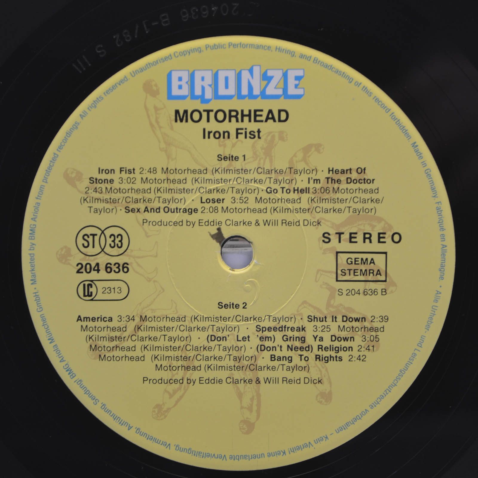 Motörhead — Iron Fist, 1982