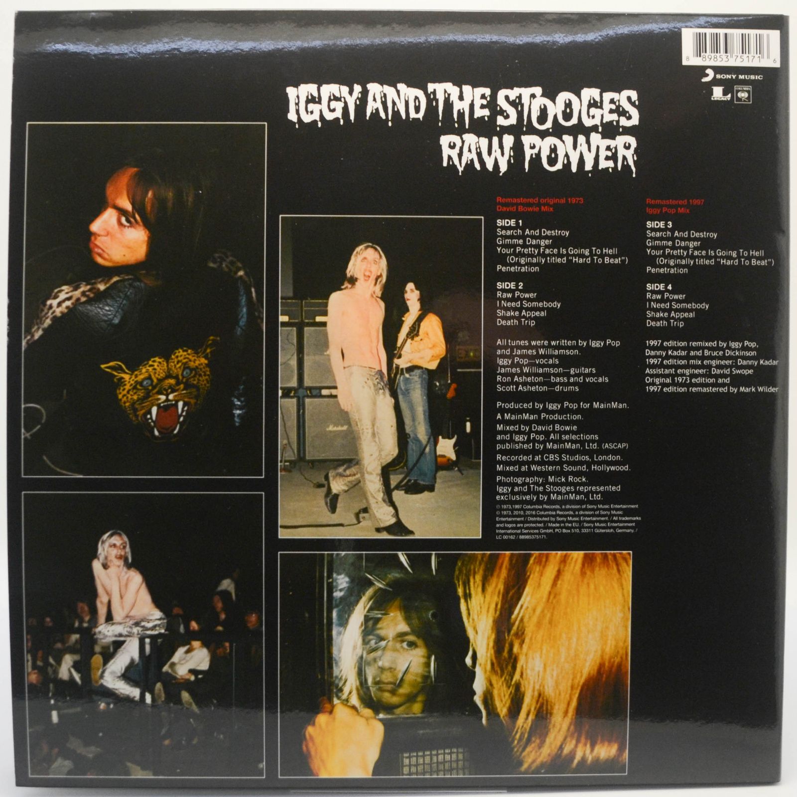 Iggy And The Stooges — Raw Power (2LP), 1973