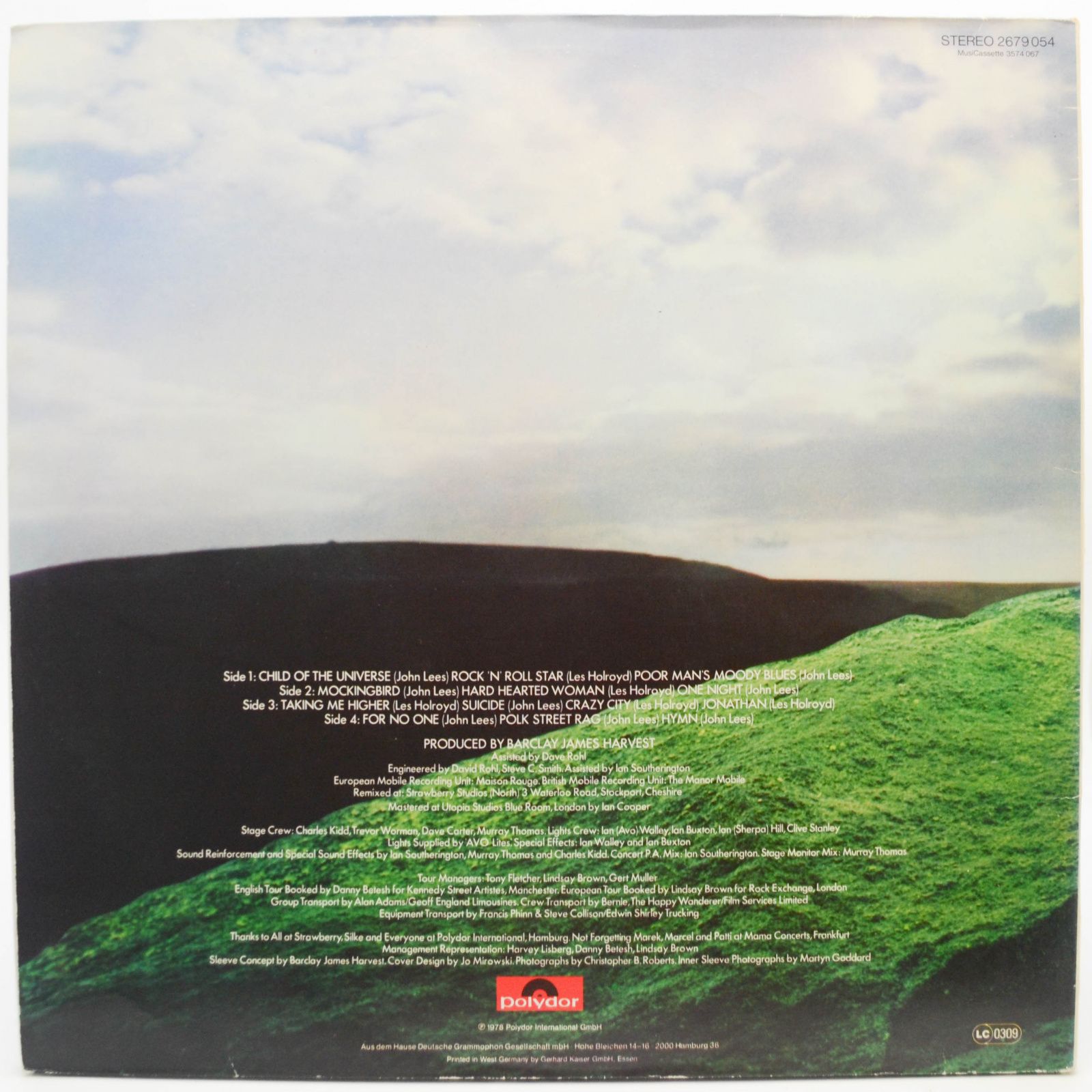 Barclay James Harvest — Live Tapes (2LP), 1978