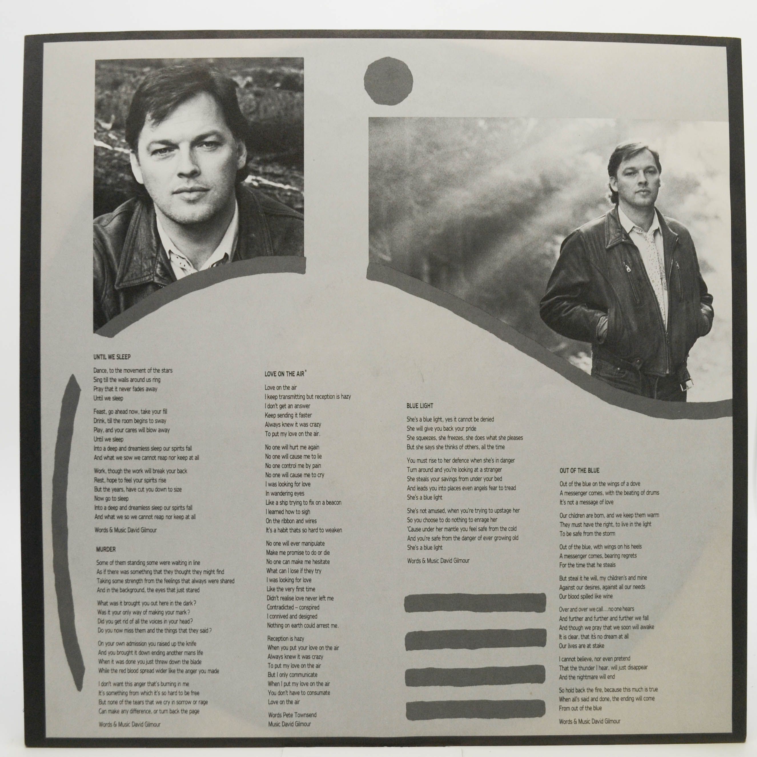 David Gilmour — About Face, 1984
