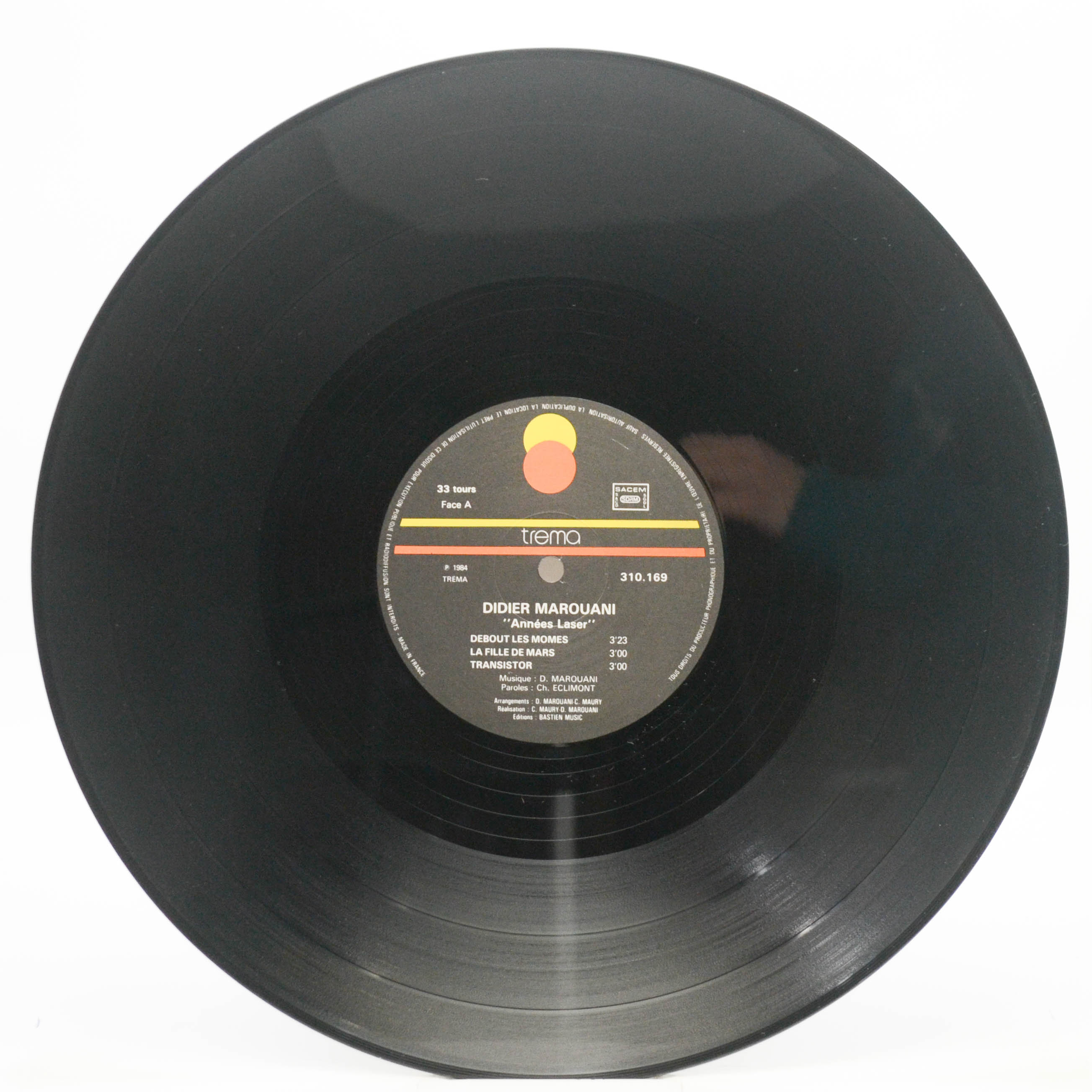 Didier Marouani — Années Laser (1-st, France), 1984