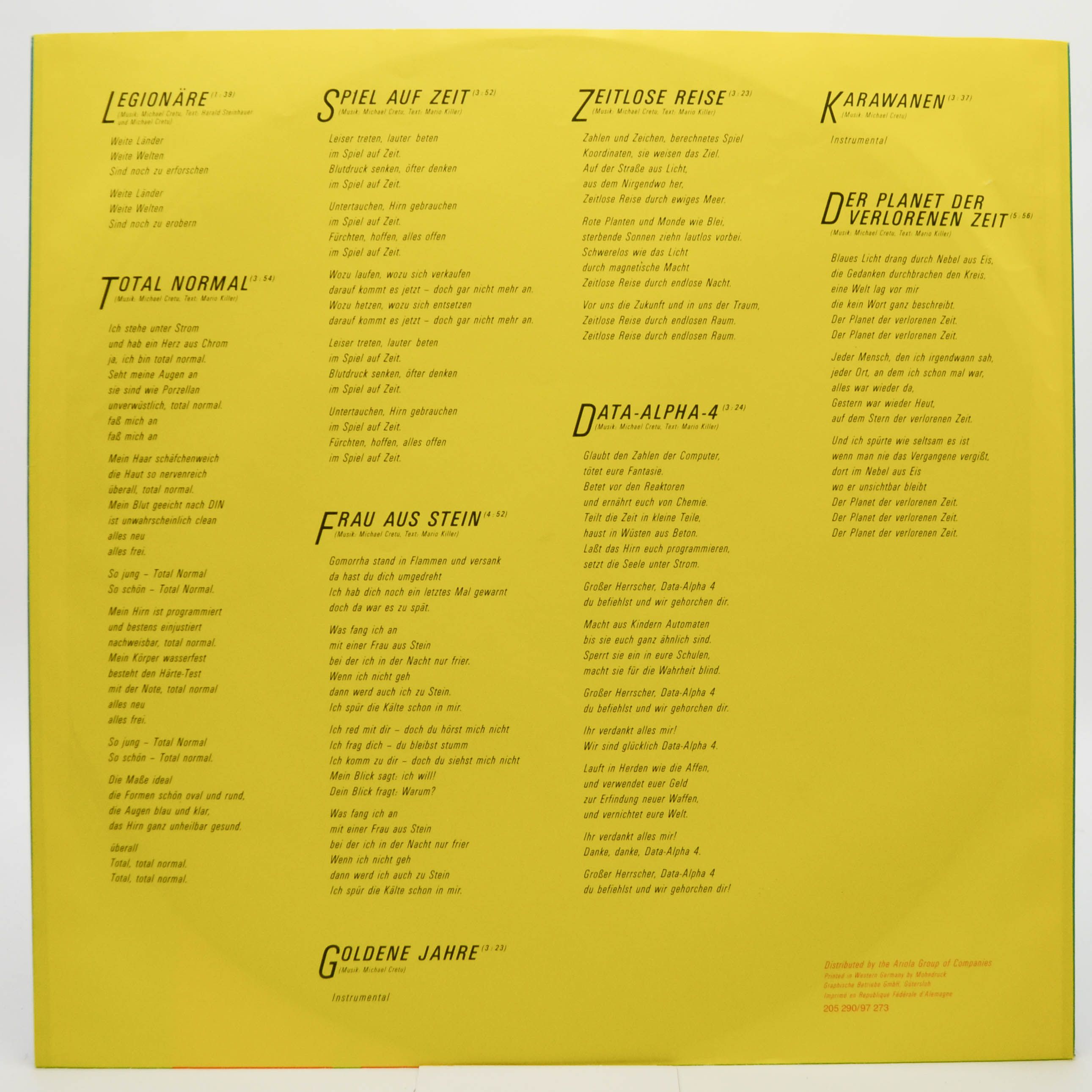 Michael Cretu — Legionäre, 1983