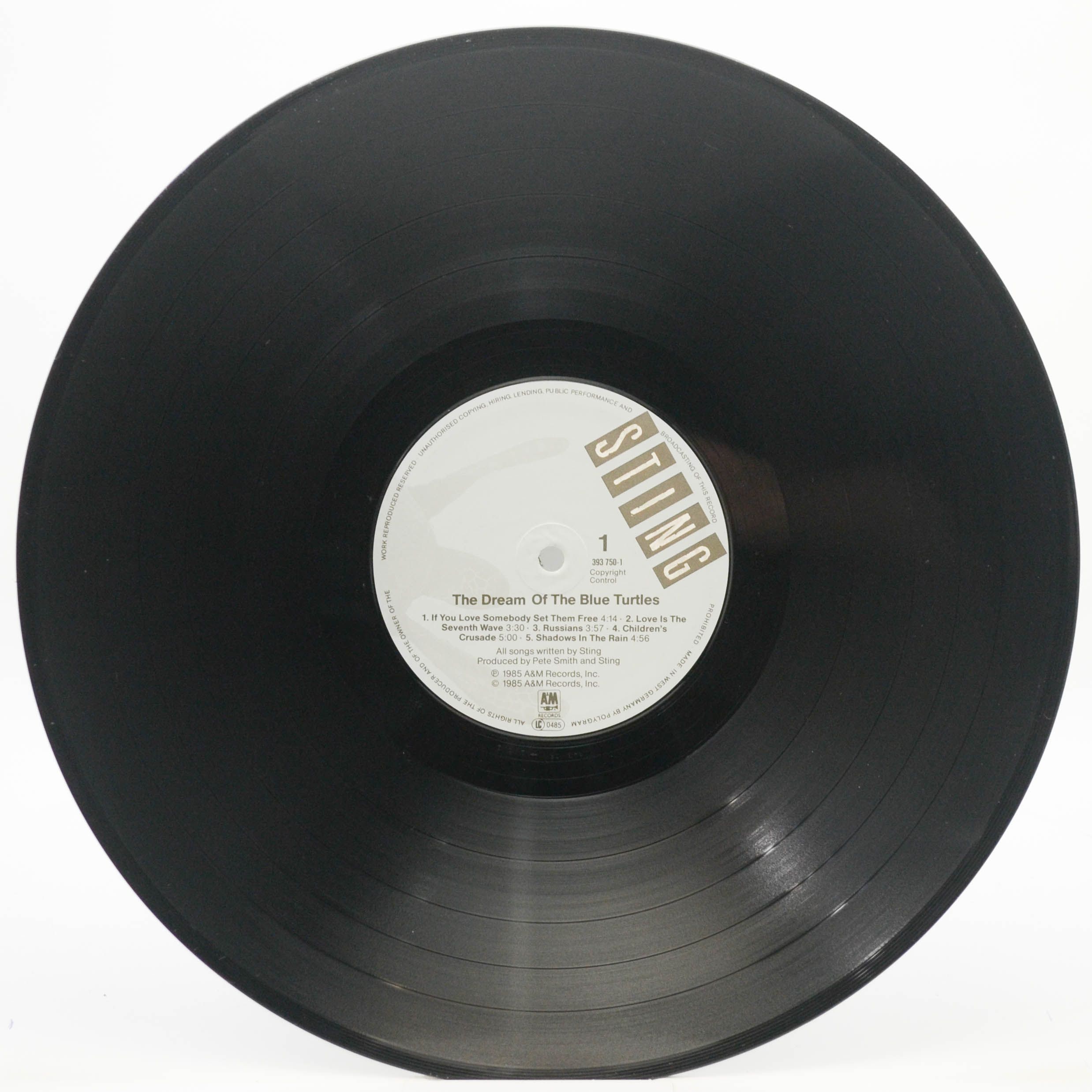 Sting — The Dream Of The Blue Turtles, 1985