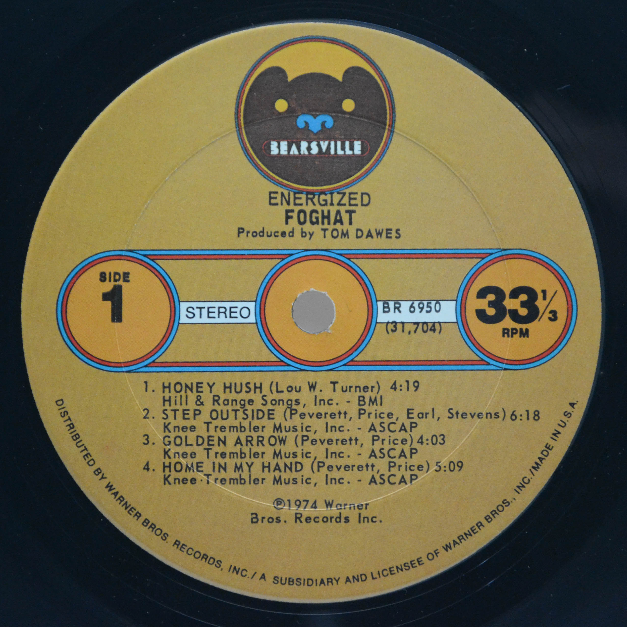 Foghat — Energized (USA), 1974