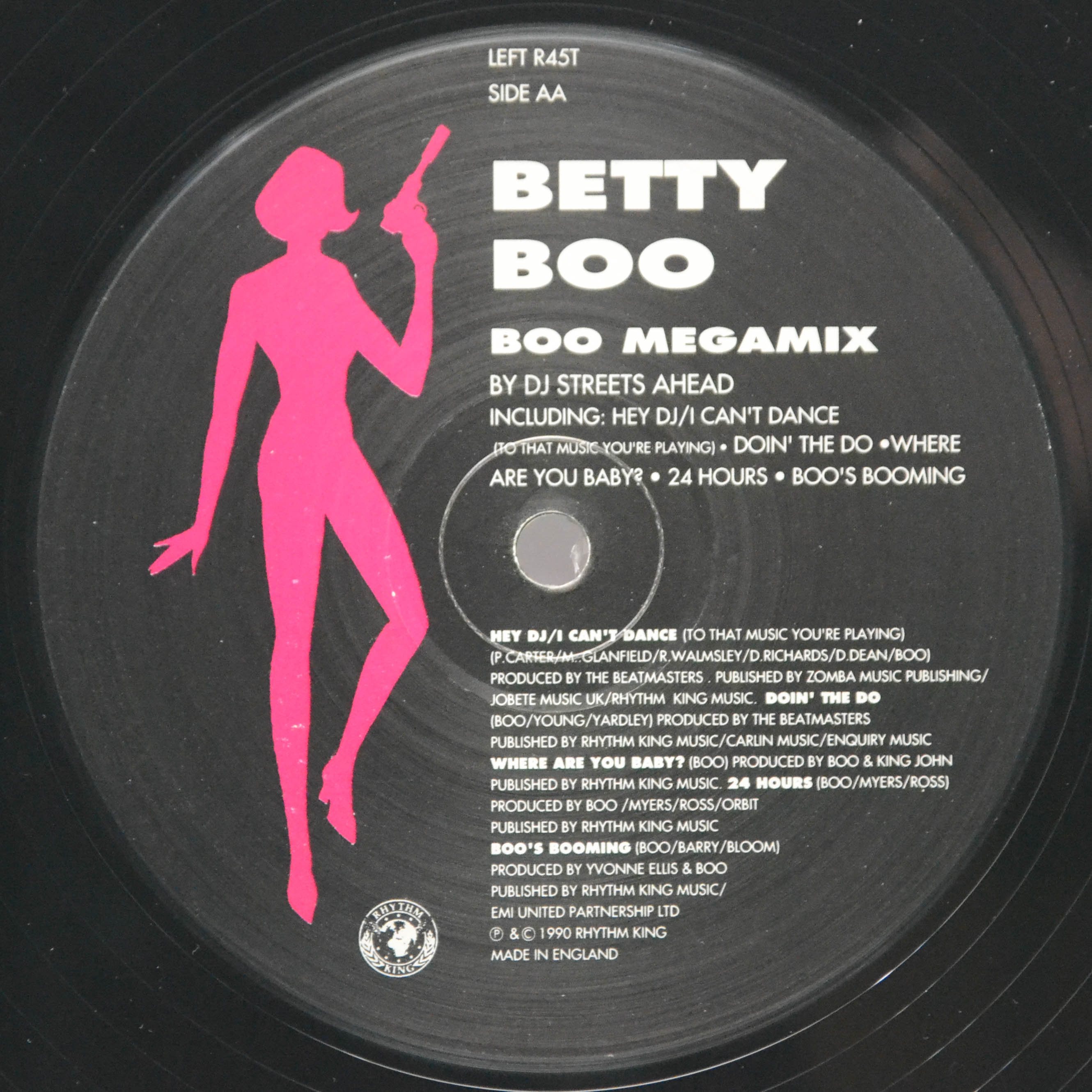 Betty Boo — 24 Hours (The Remixes) (UK), 1990