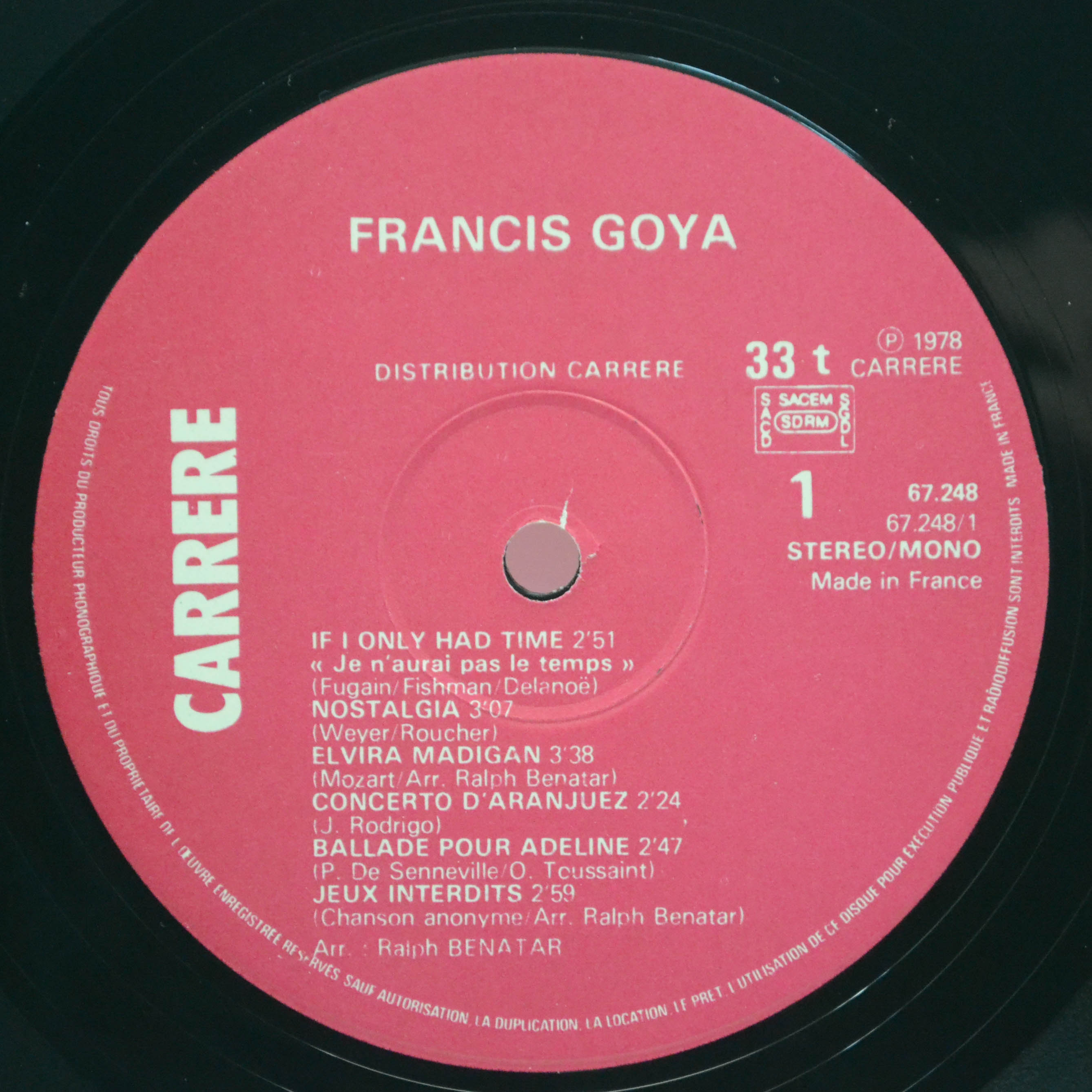 Francis Goya — Argentina, 1978