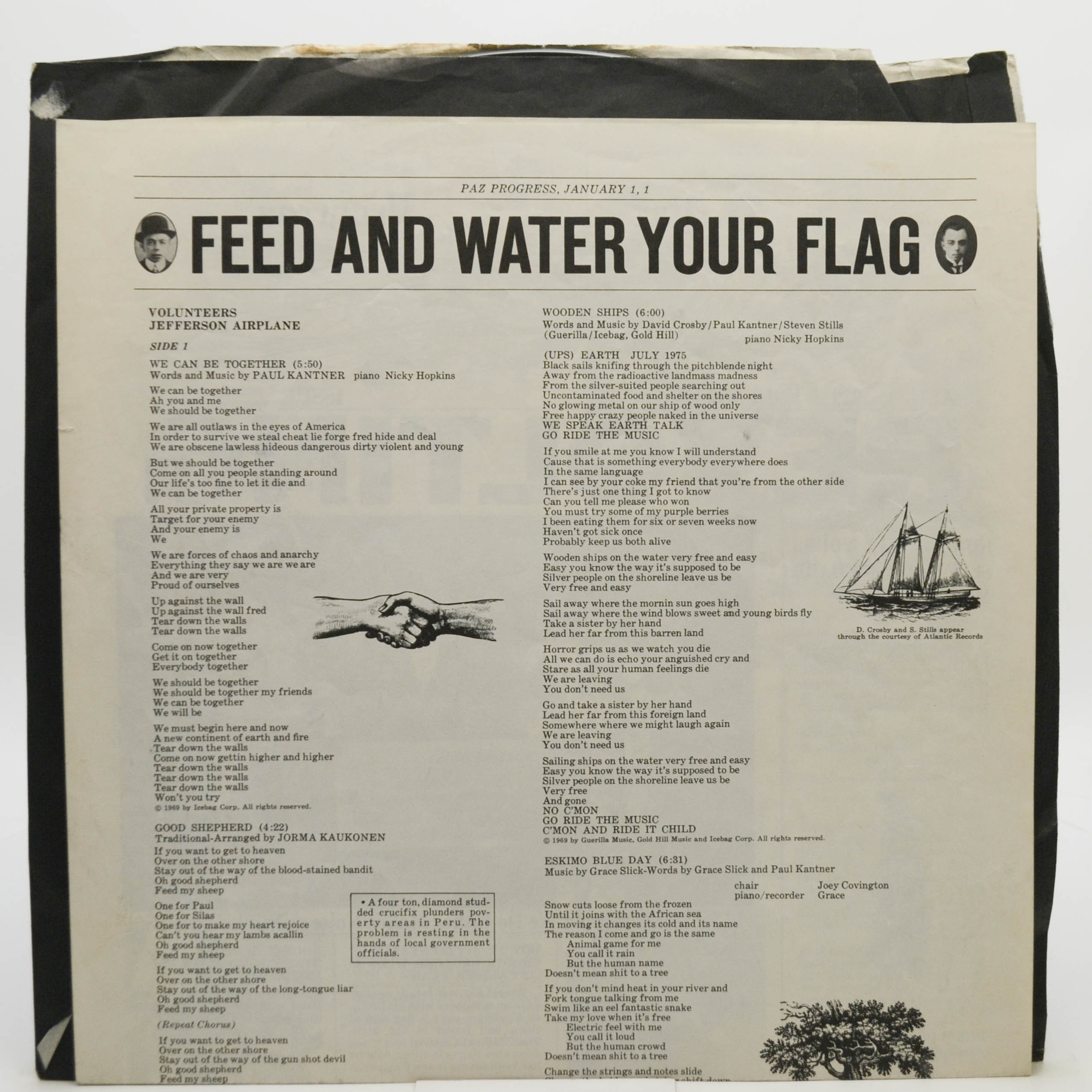 Jefferson Airplane — Volunteers (1-st, USA), 1969